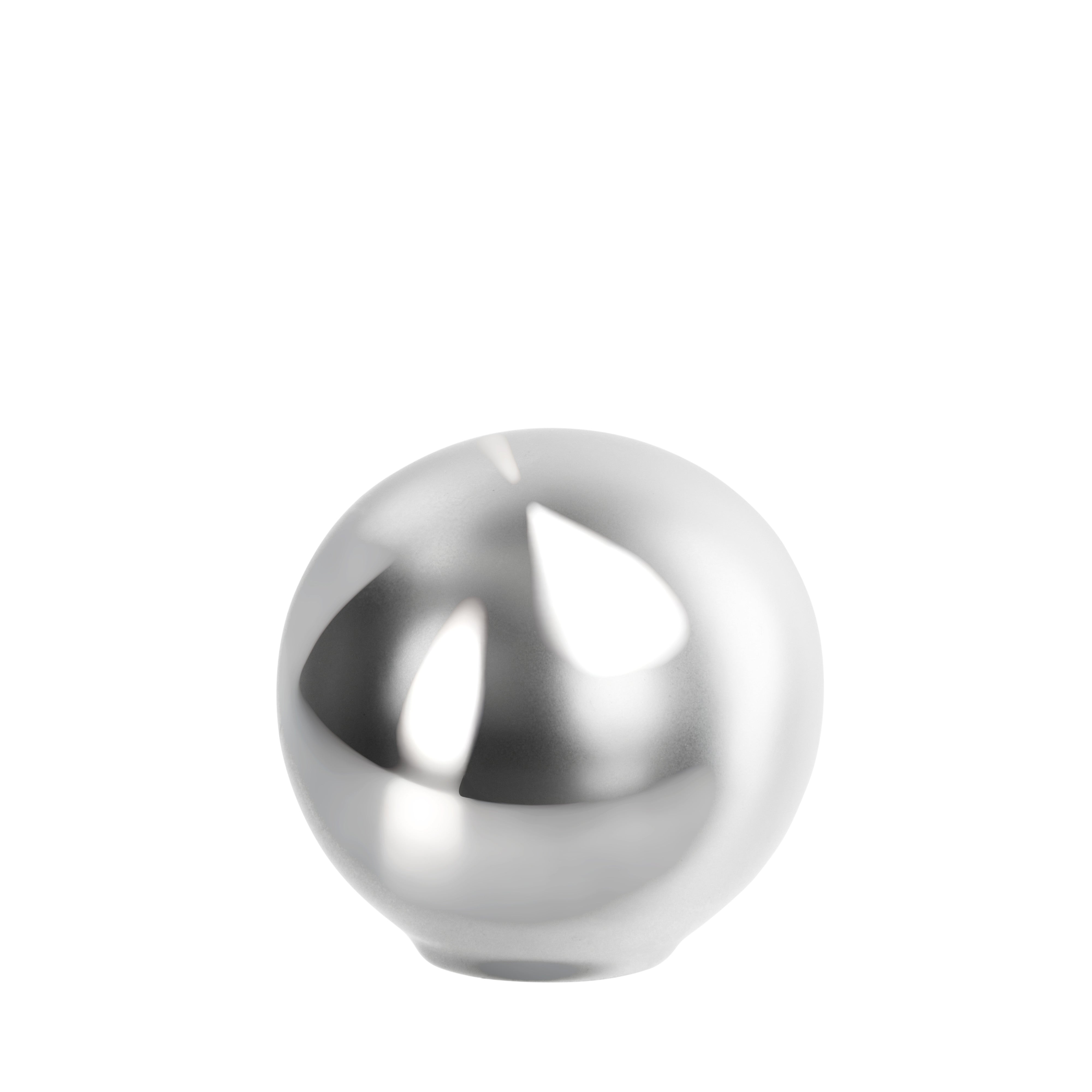 Amalfi Prata Orb Sculpture Silver