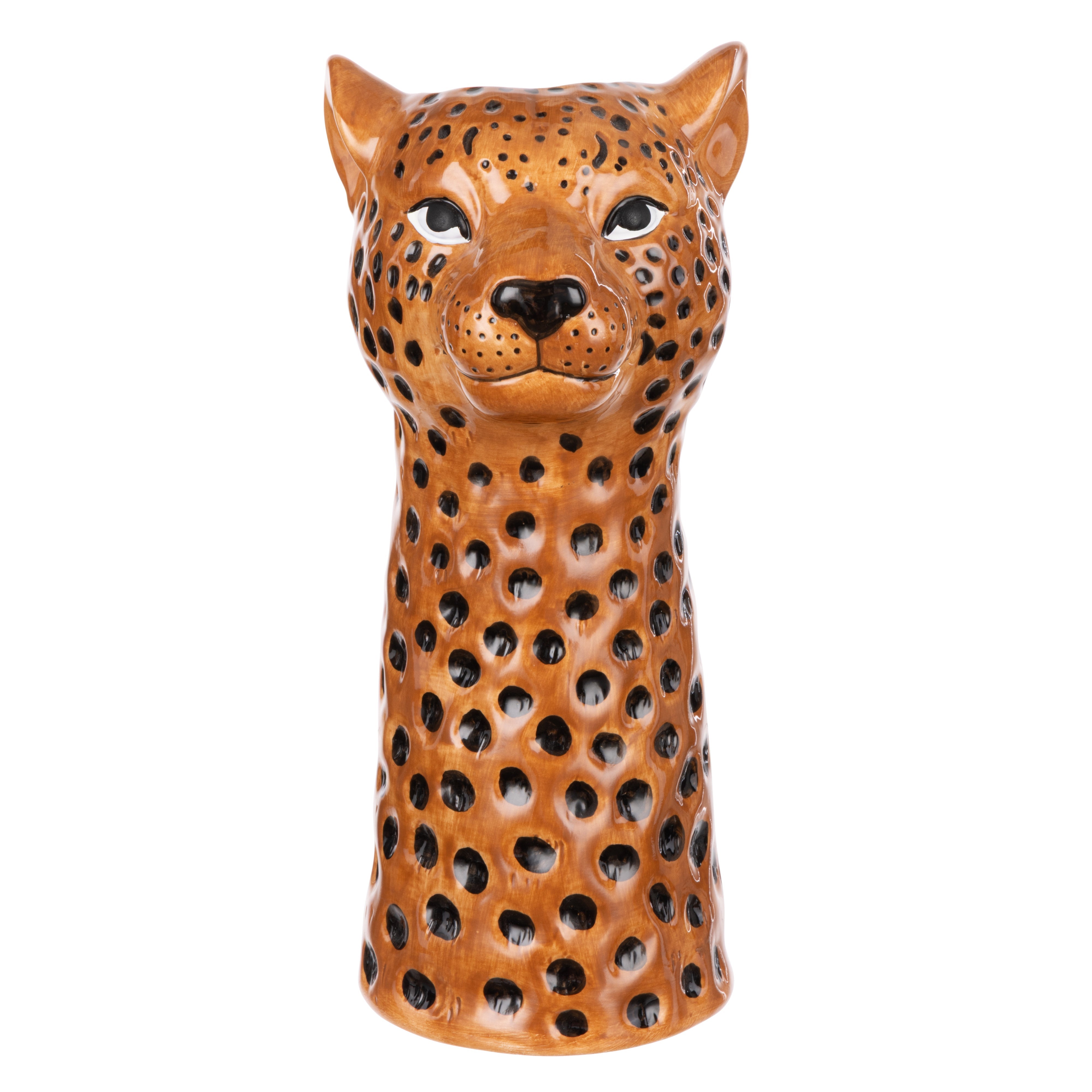 Emporium Lennon Cheetah Vase Multi-Coloured
