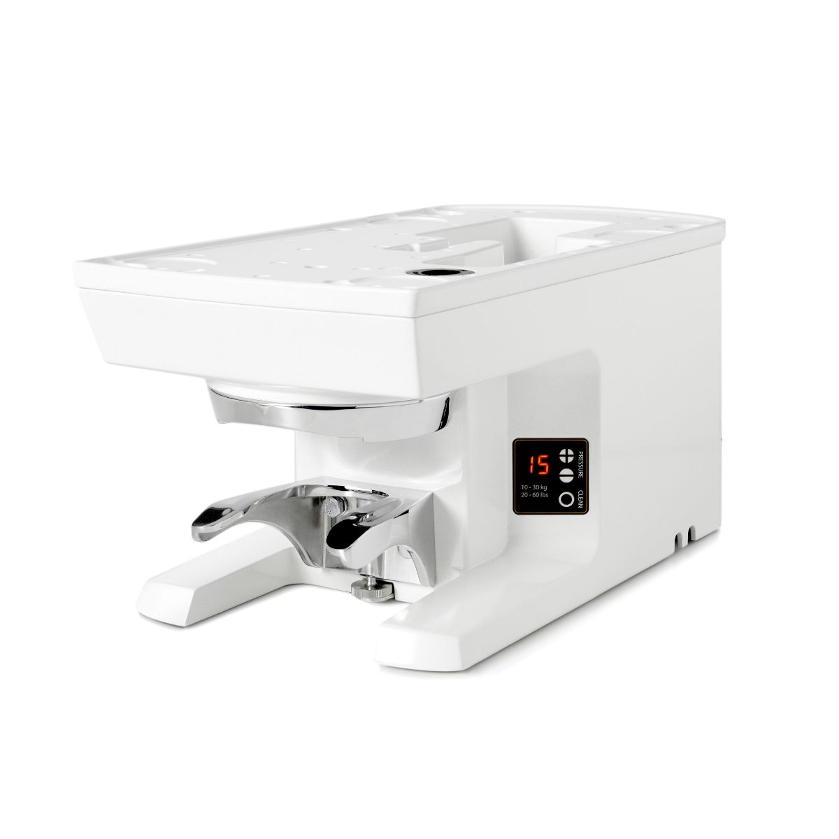 PuqPress M2 Under Grinder Auto Tamper - White
