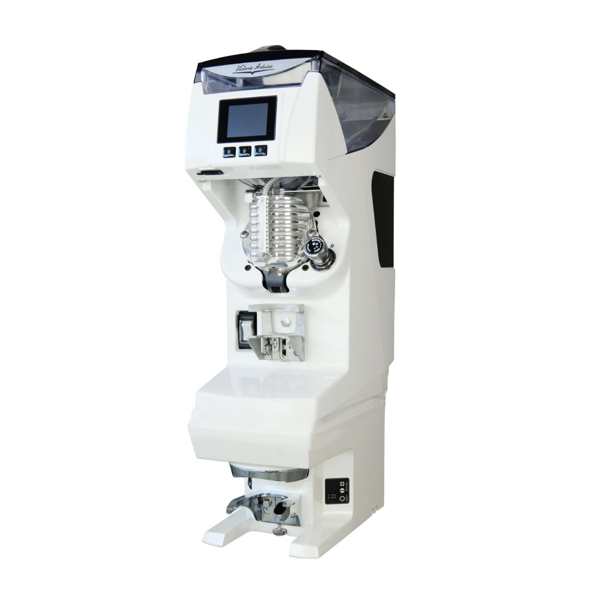 PuqPress M2 Under Grinder Auto Tamper - White