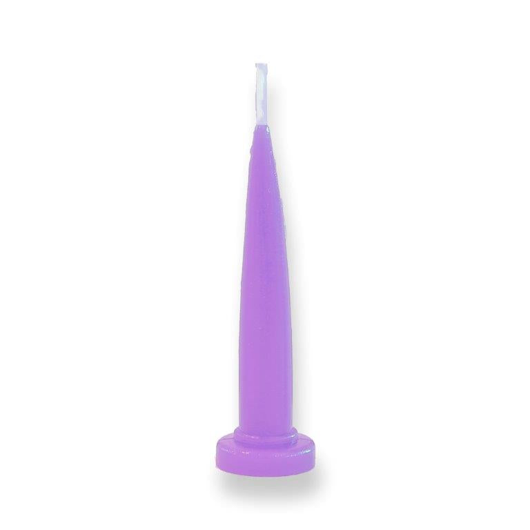Cake & Candle Bullet Candles Purple 144 Pack
