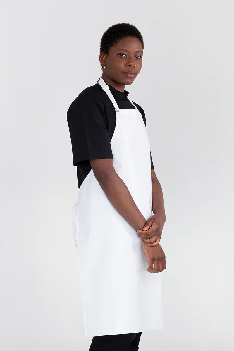 Aussie Chef PVC 70x86 Bib Apron - White