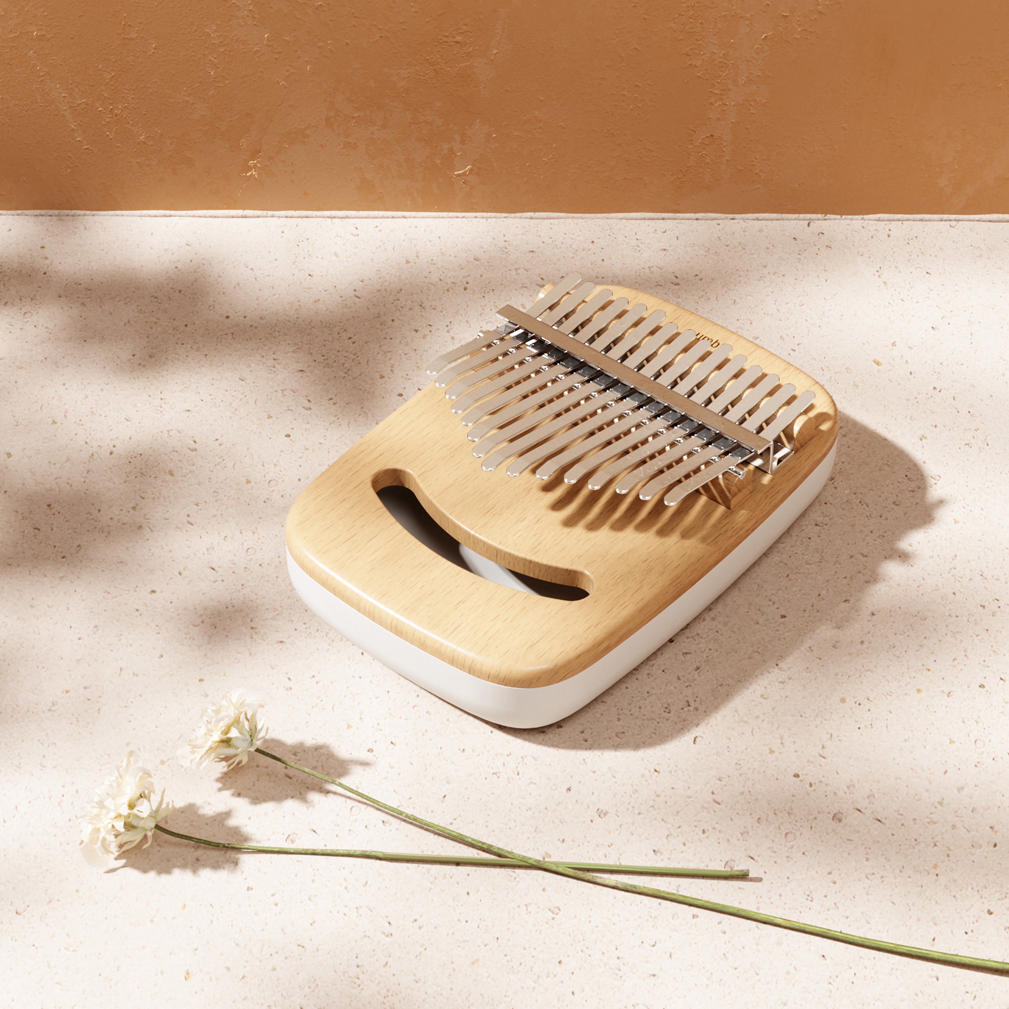Umbra Strumba Kalimba White & Natural