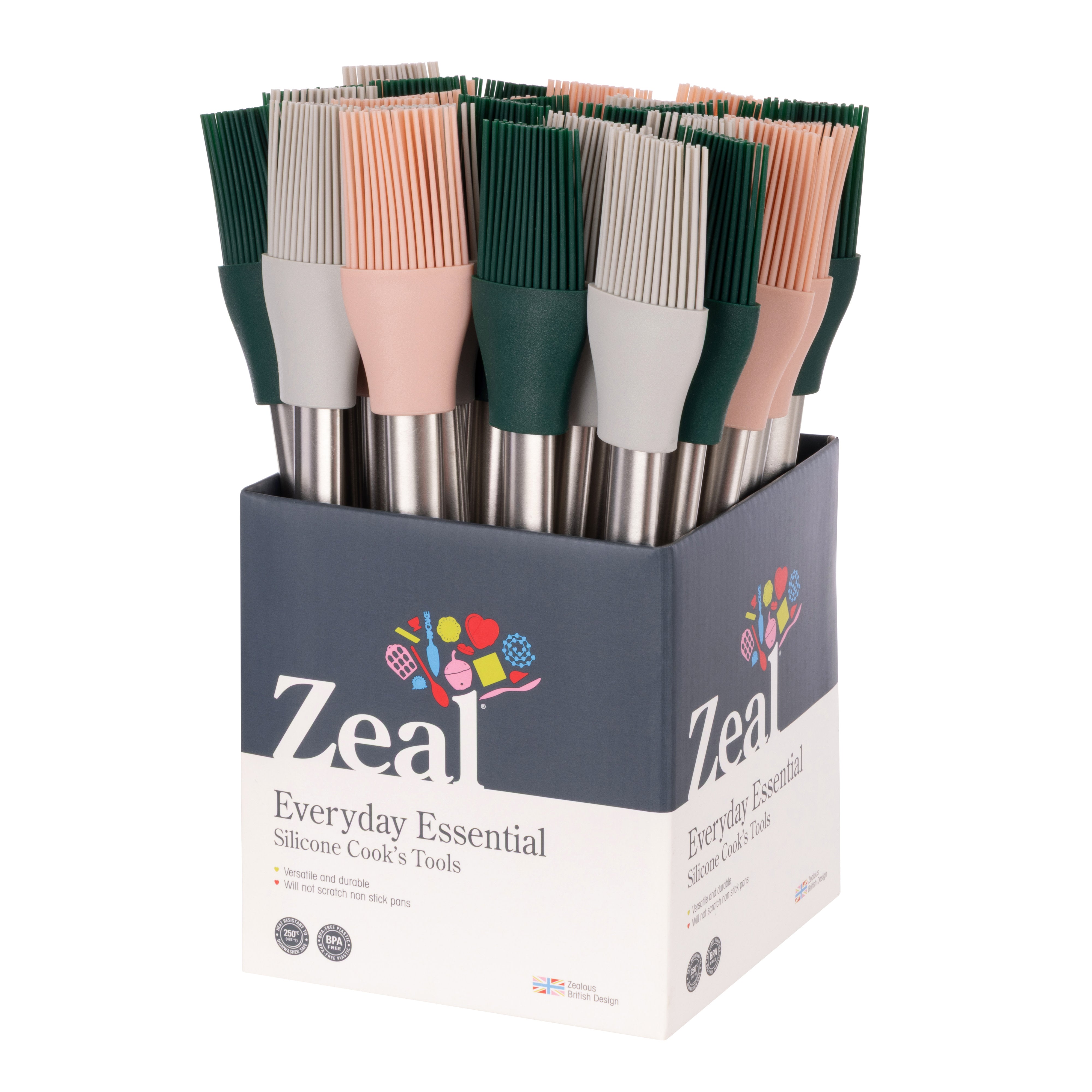 Zeal Silicone Basting Brush (Forest Blush)