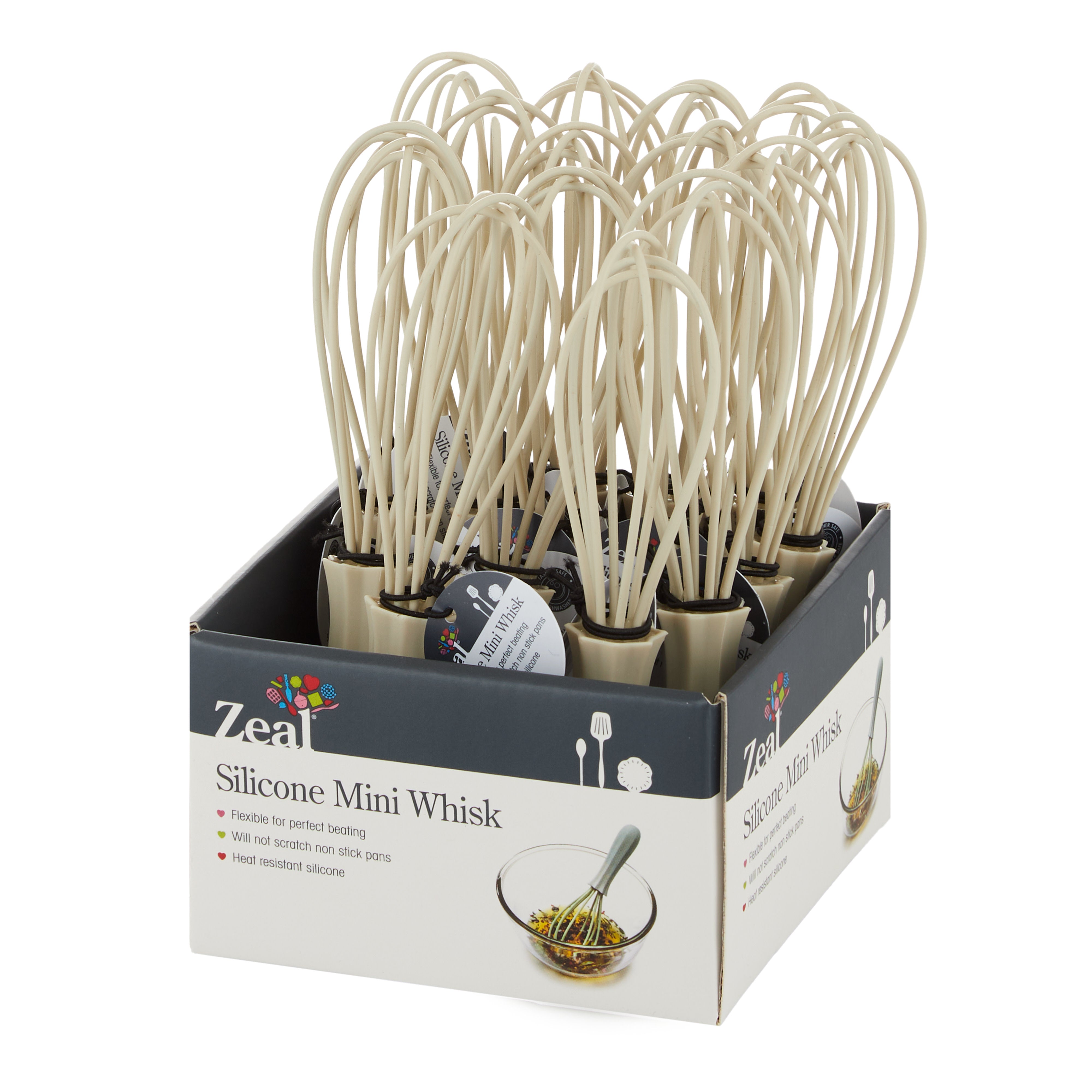 Zeal Silicone Mini Whisk Cream