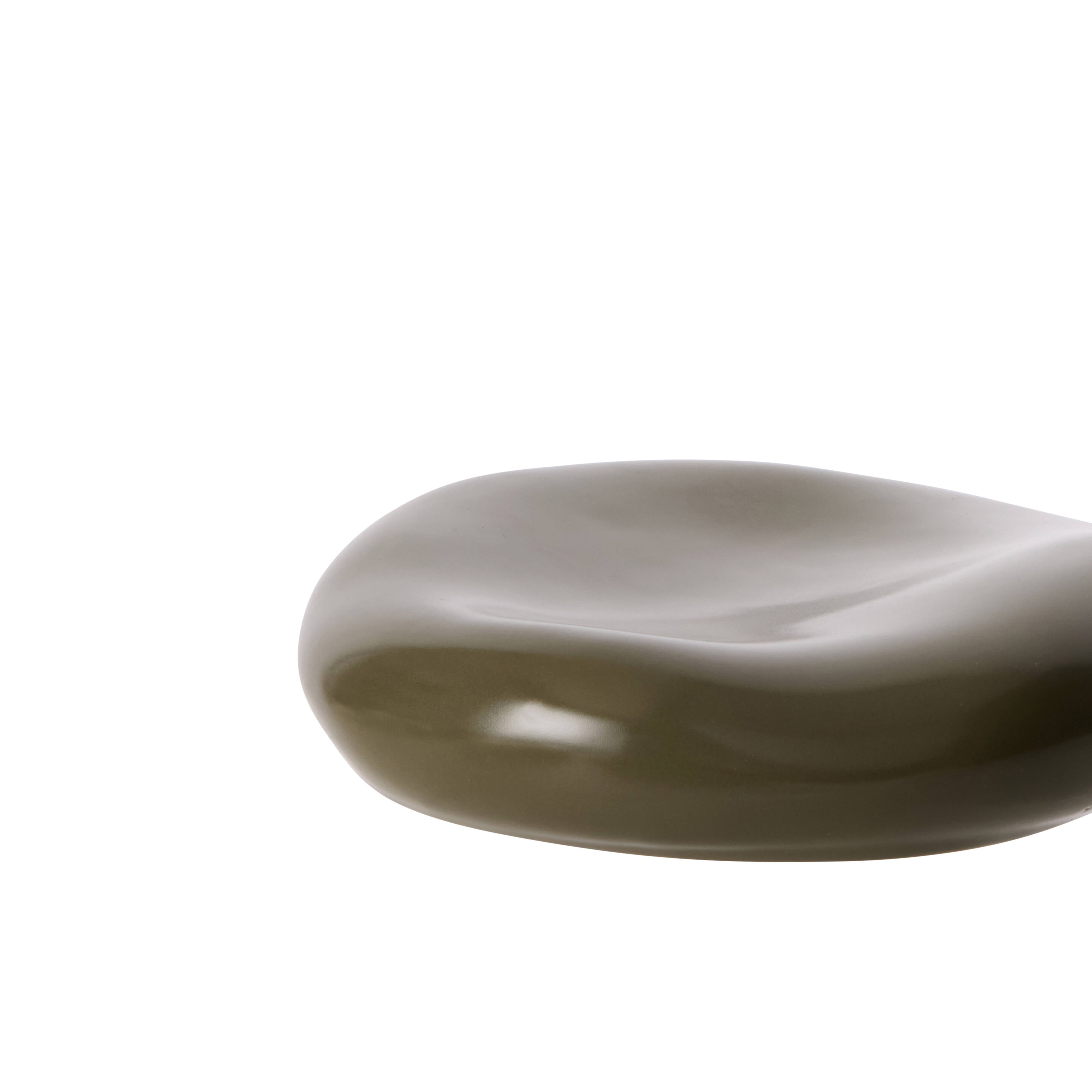 Amalfi Form Dessert Plate Small 17x17x4cm Green