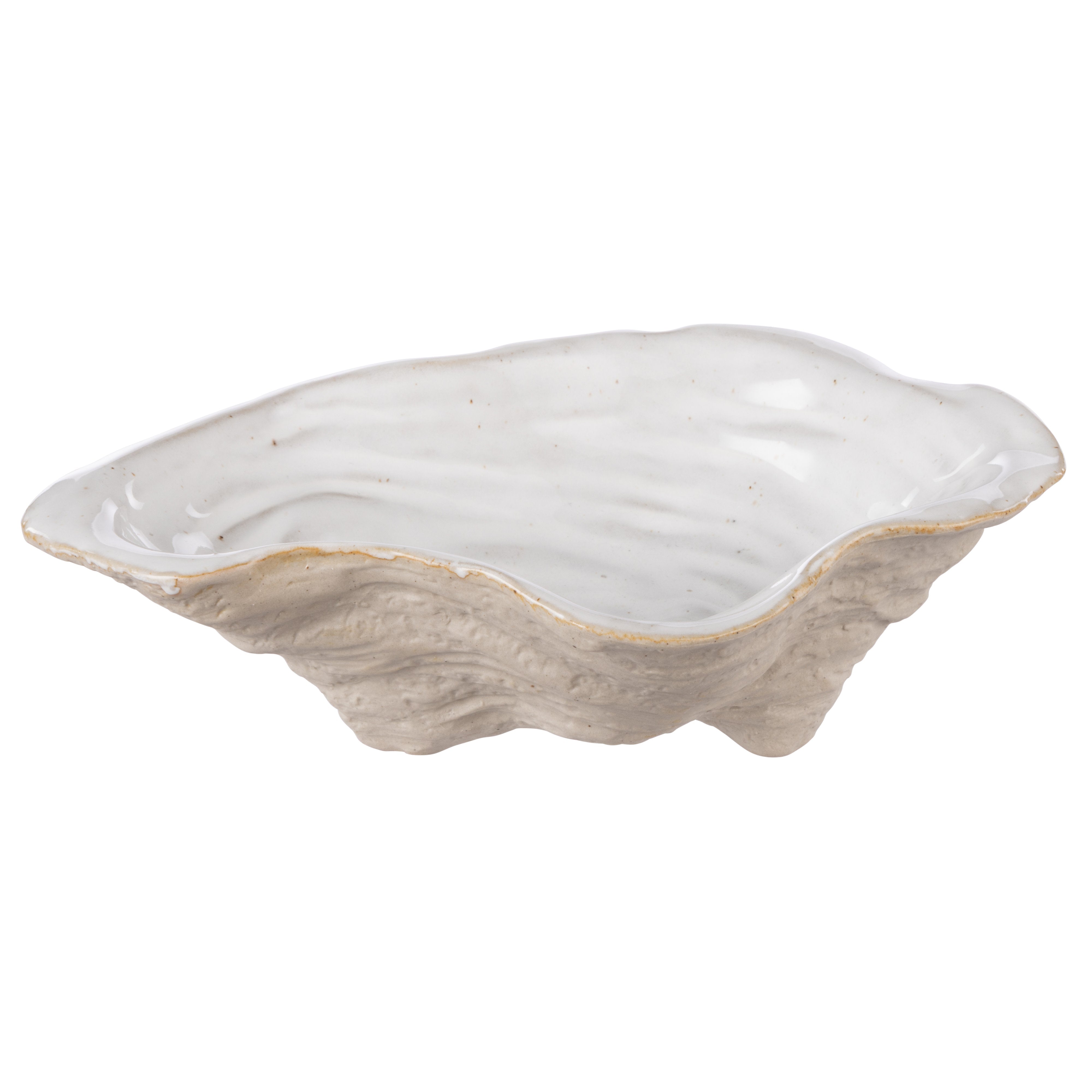 Amalfi Baylor Shell Plate Reactive Small White