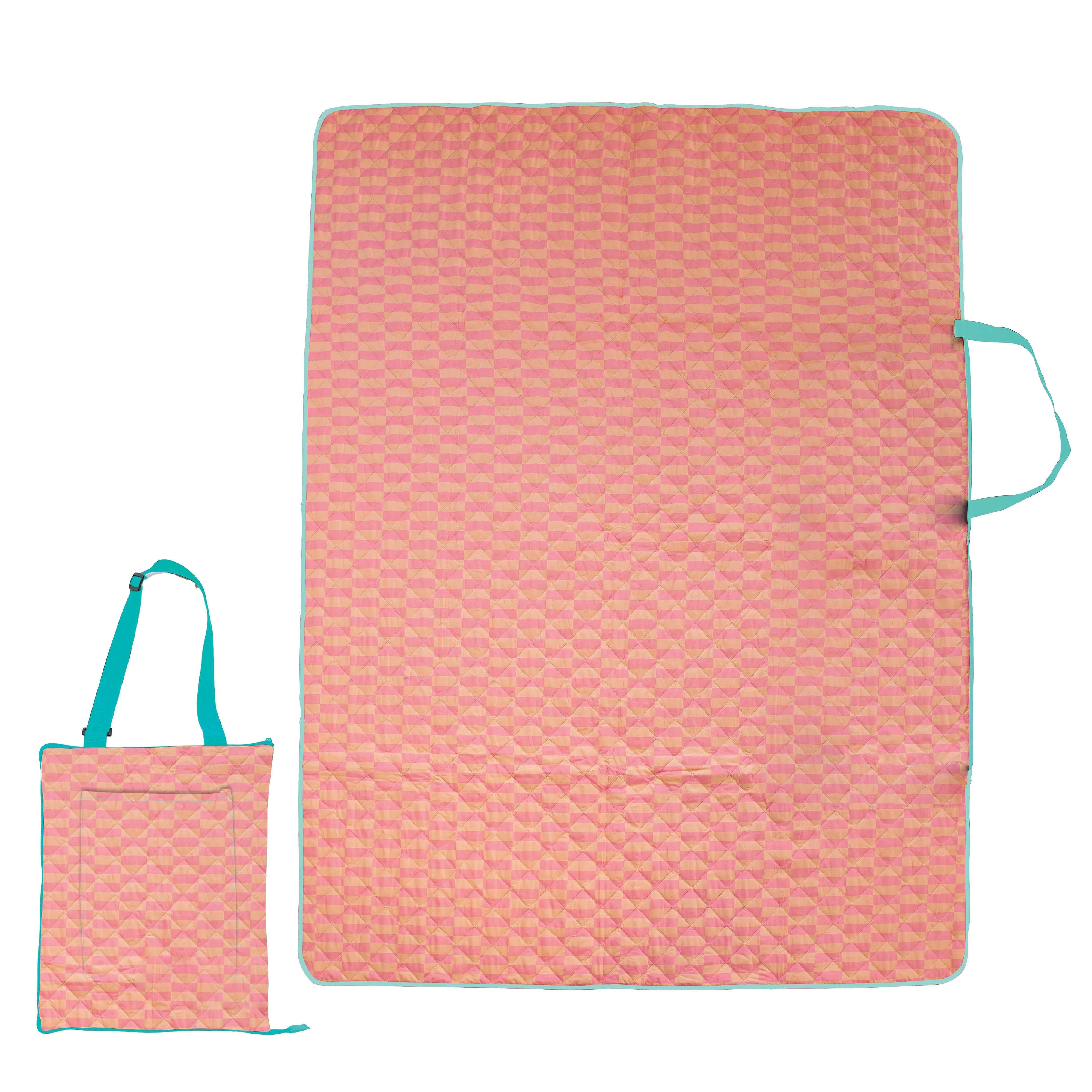 isGift Eclectic Summer Folding Picnic Rug