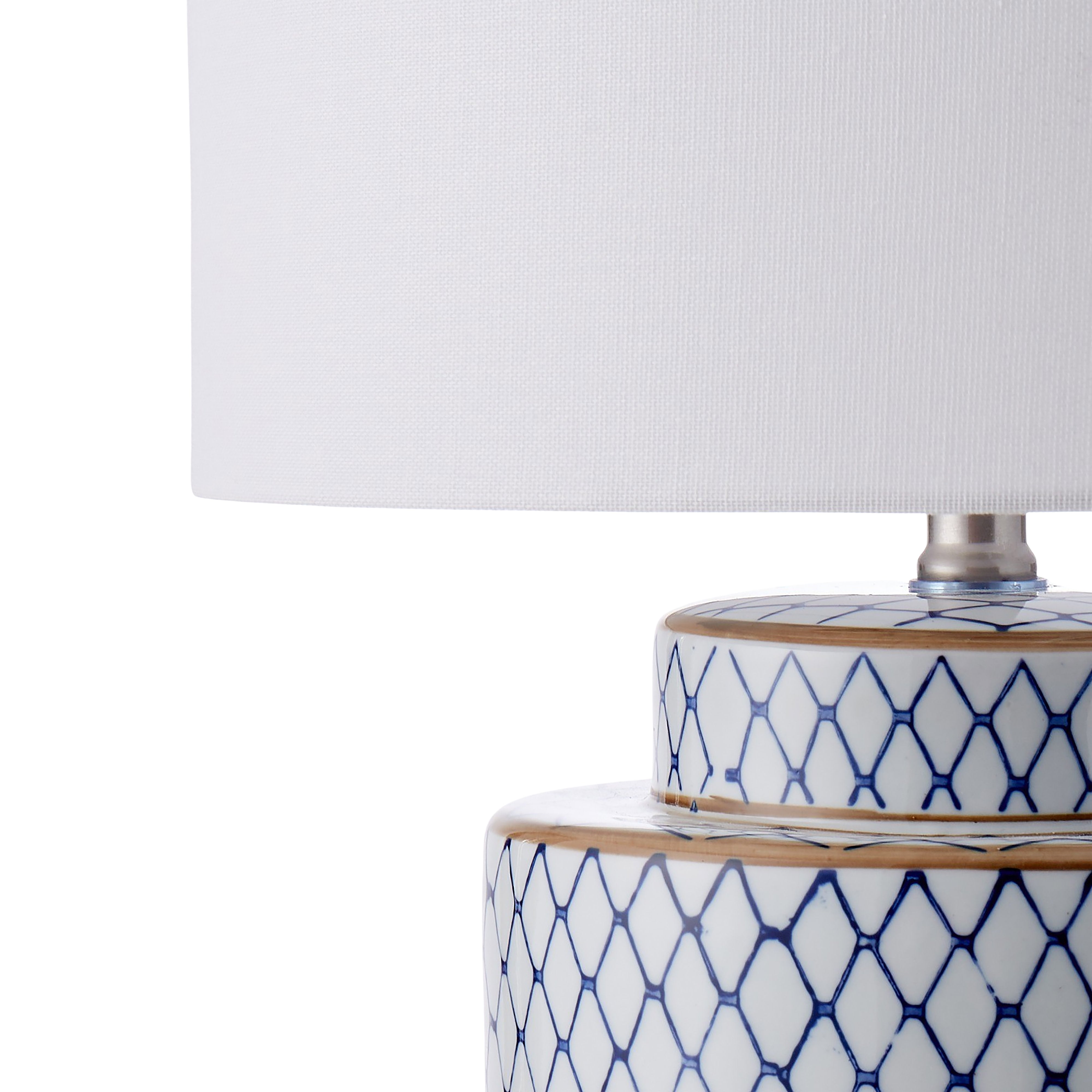 Society Home Leila Table Lamp Blue & White