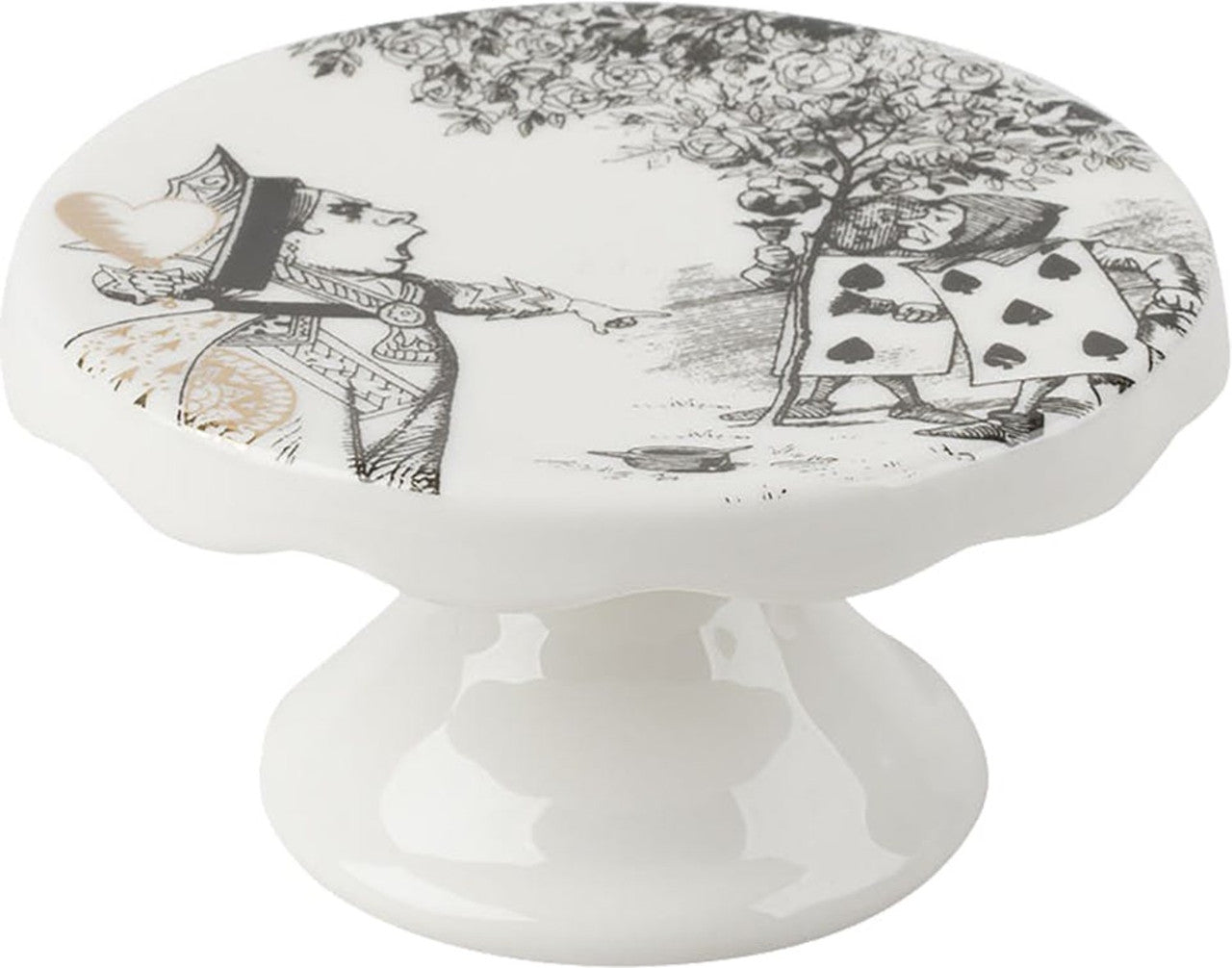 V&A Alice in Wonderland Mini Cake Pedestal Set of 2 10cm
