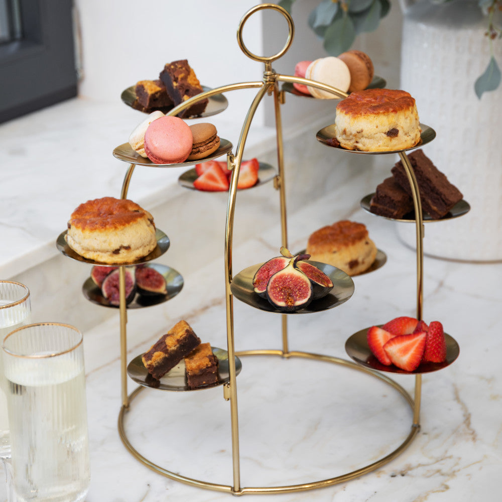 Artesà Brass Canapé Serving Tree