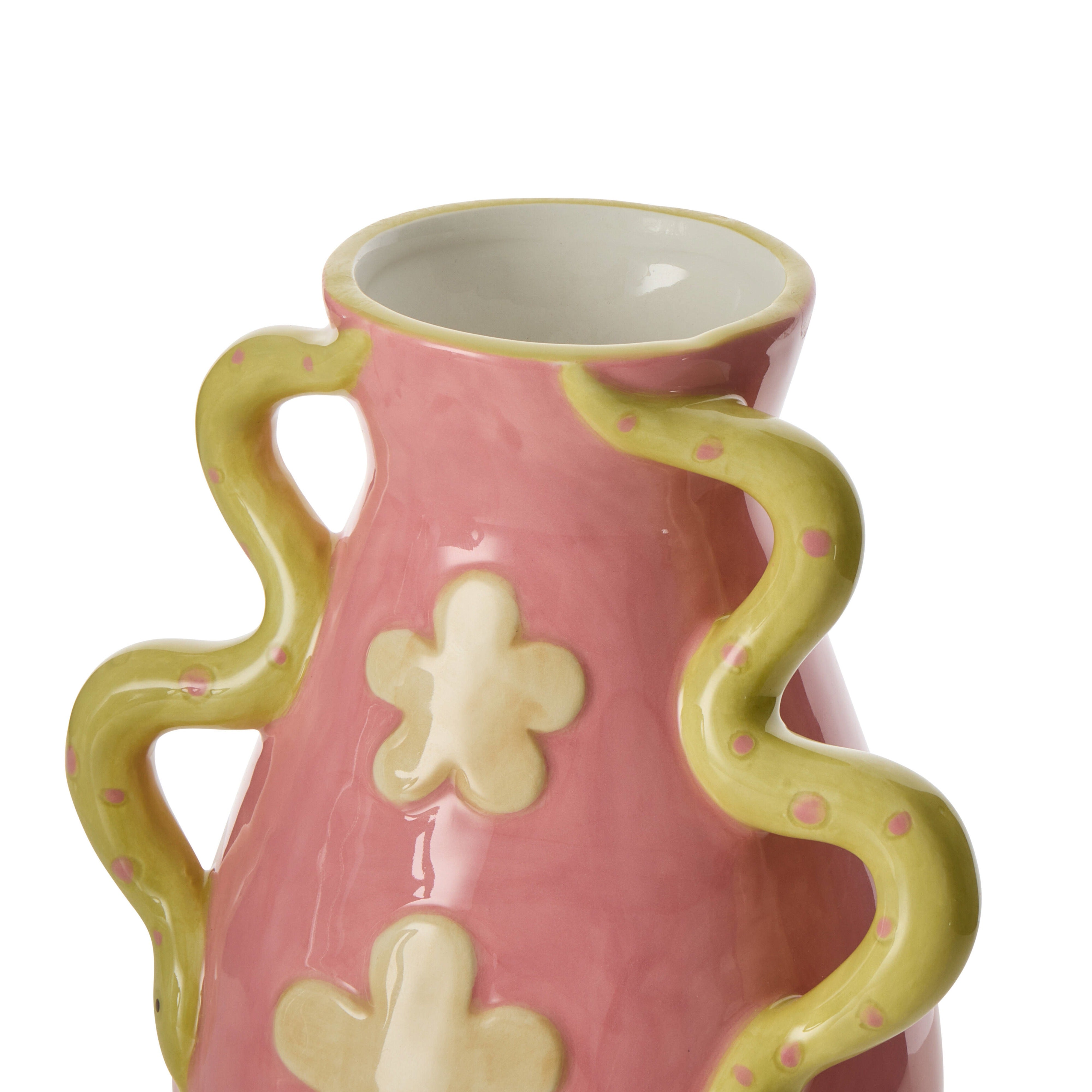 Emporium Naja Vase Collection Pink & Green