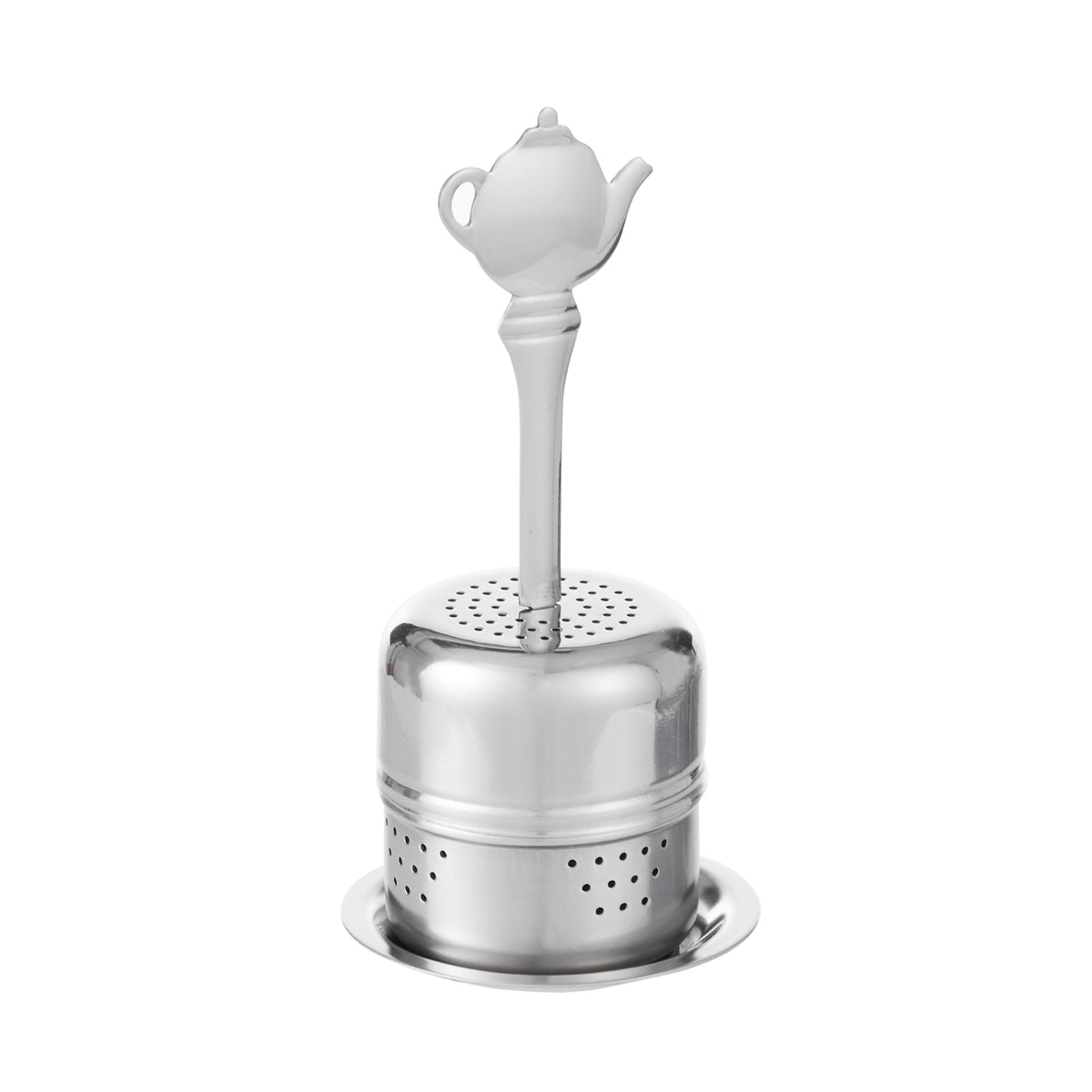 Leaf & Bean Tea Pot Stick Infuser Silver