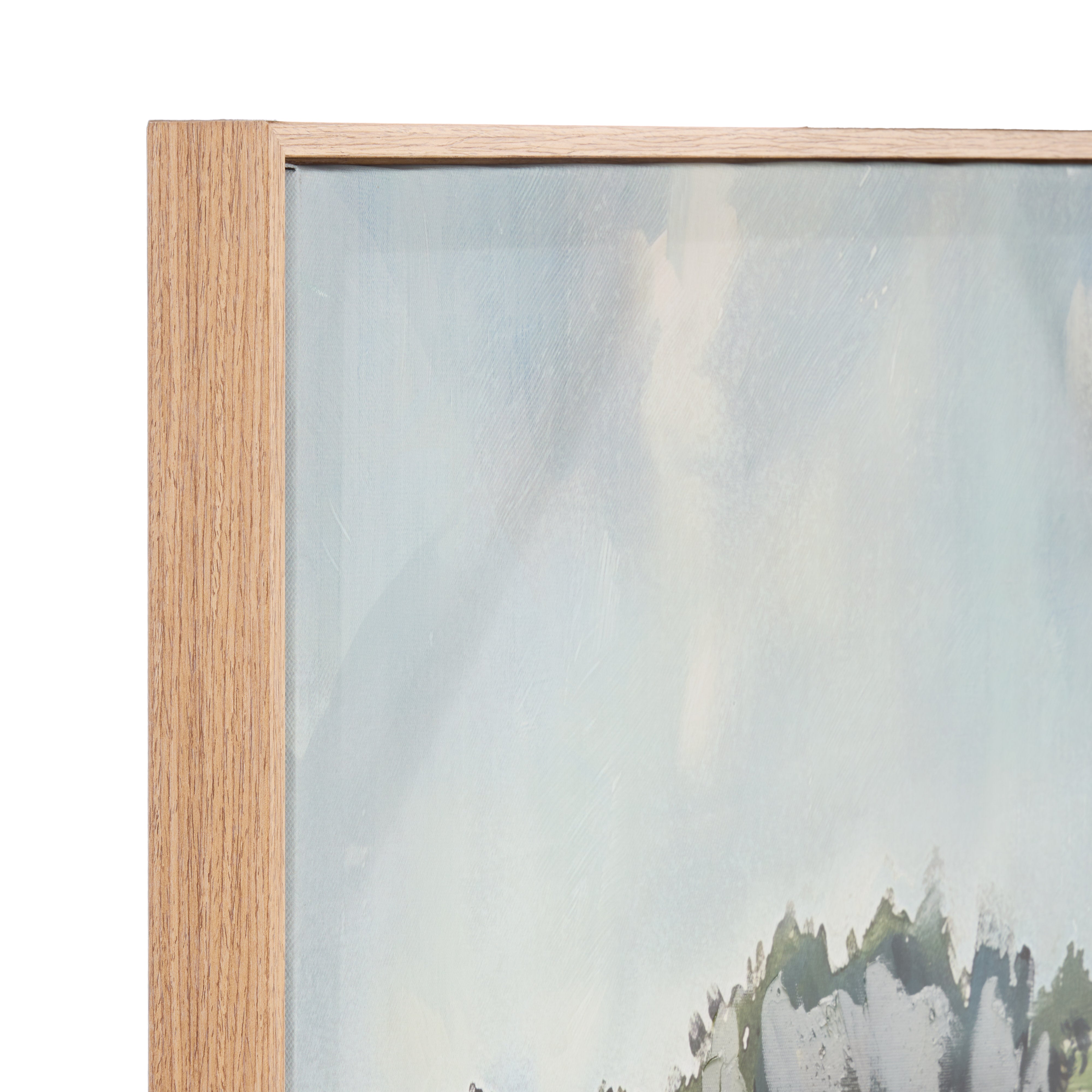 Academy Prairie House Hand Painted Wall Art Multi-Coloured