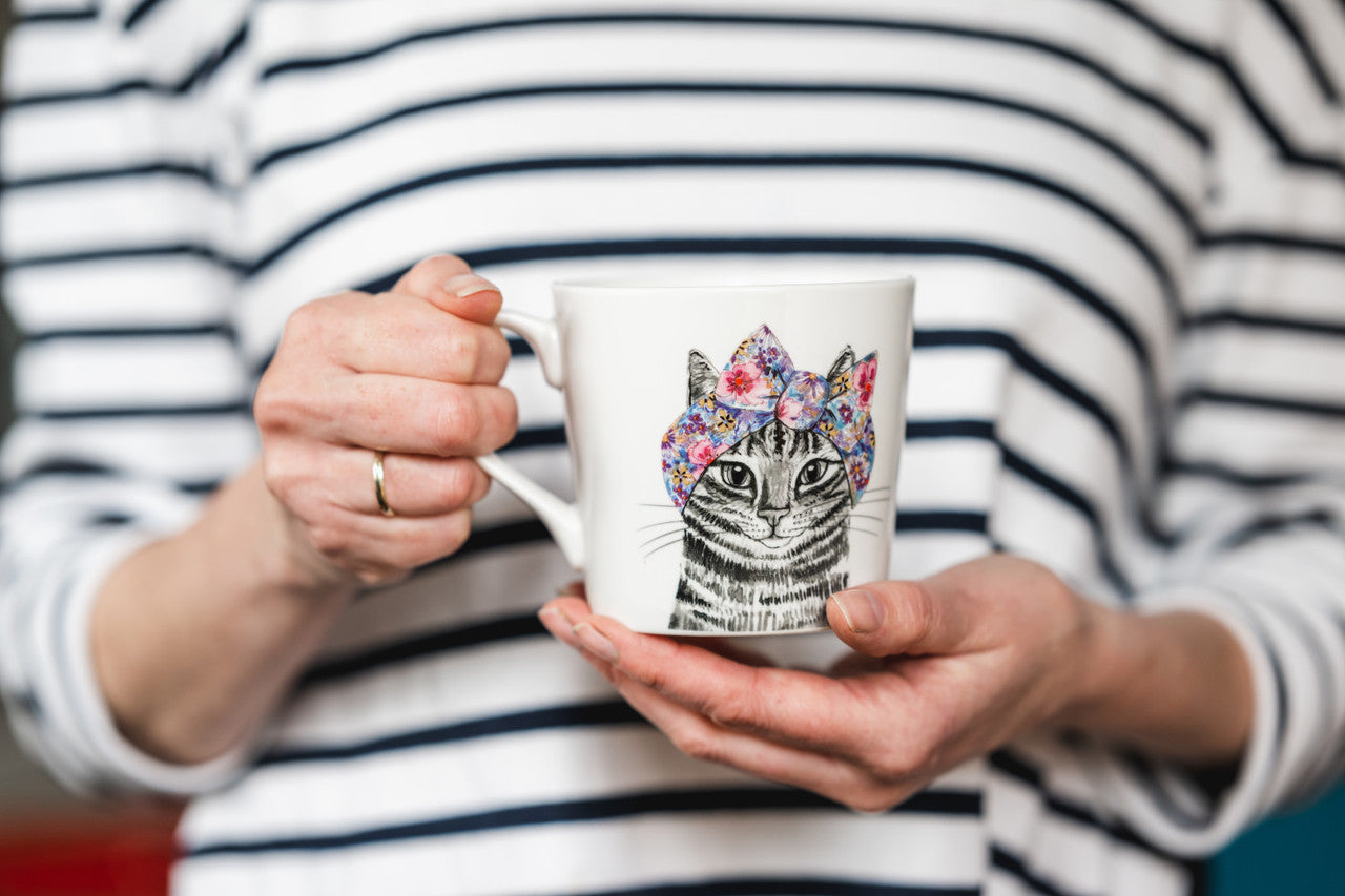 Mikasa x Tipperleyhill Fine China Mug 380ml (Cat)
