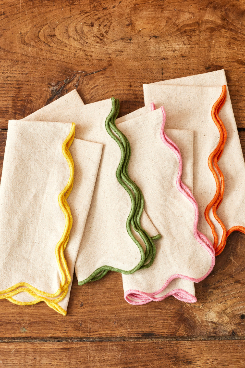 Jamie Oliver Big Love 45cm Neat Napkins Set of 4 Mixed Colours