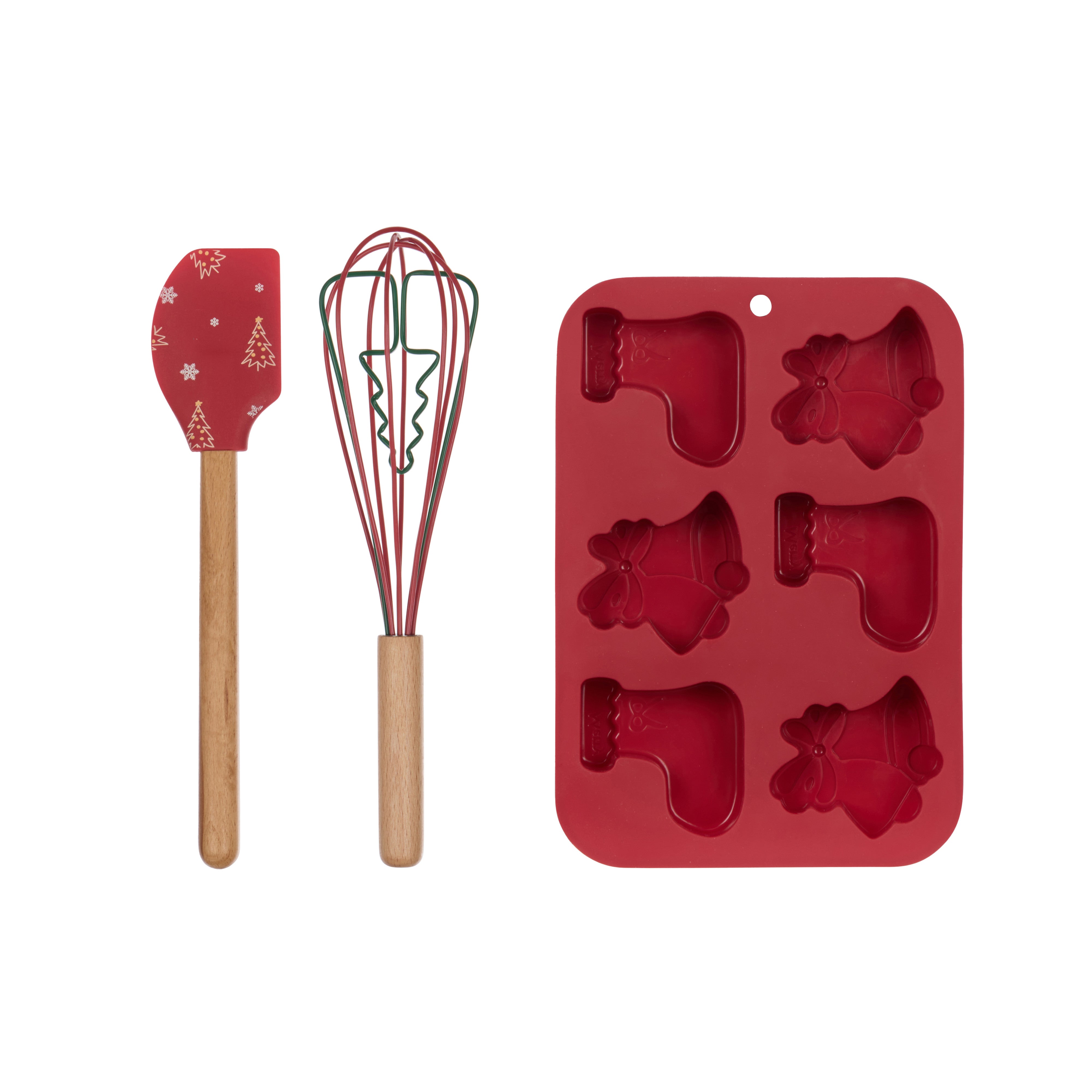 Davis & Waddell Cake Mould and Kitchen Utensils 3 Piece Gift Set
