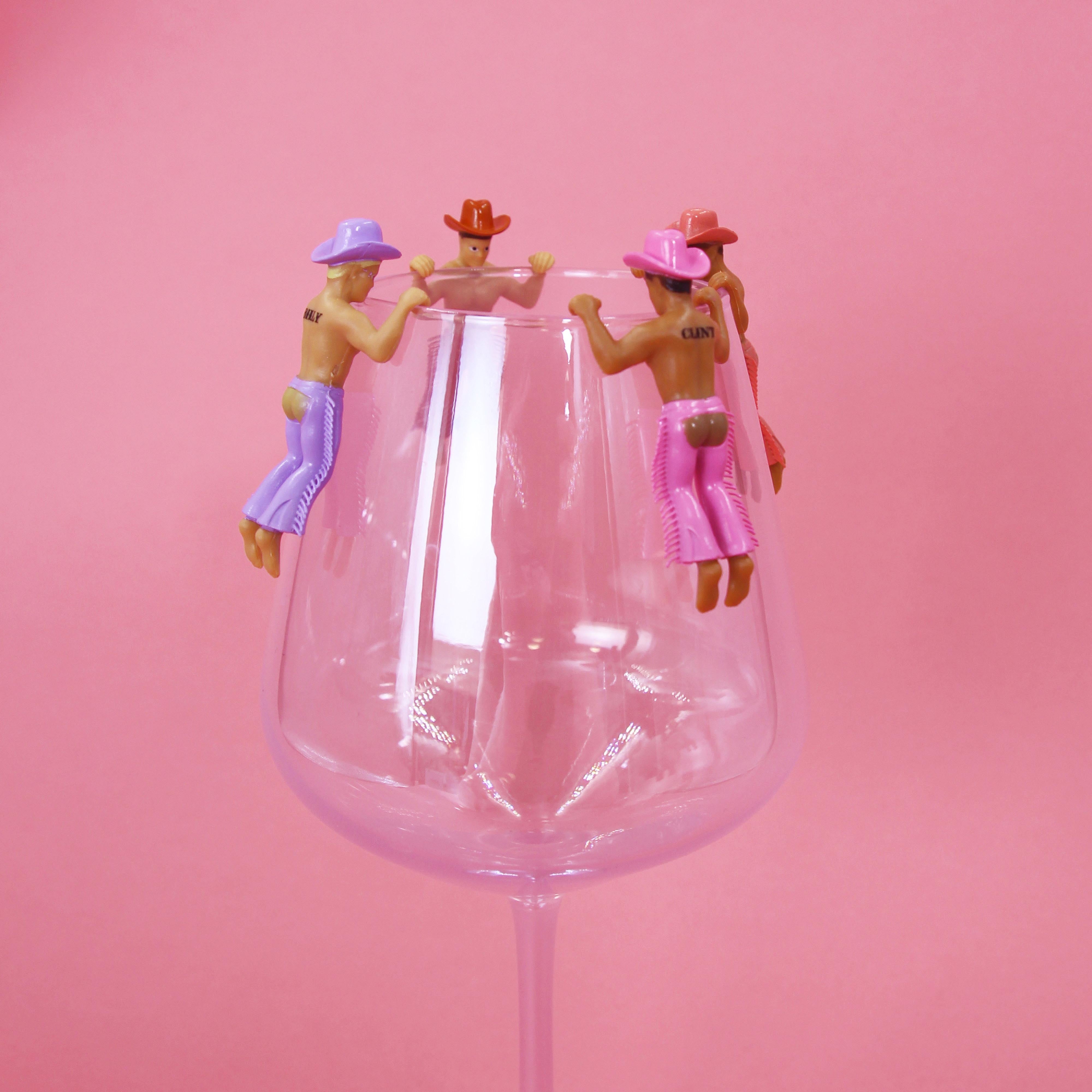 Drinking Buddies Drink Chaps Drink Markers 4 Piece Set