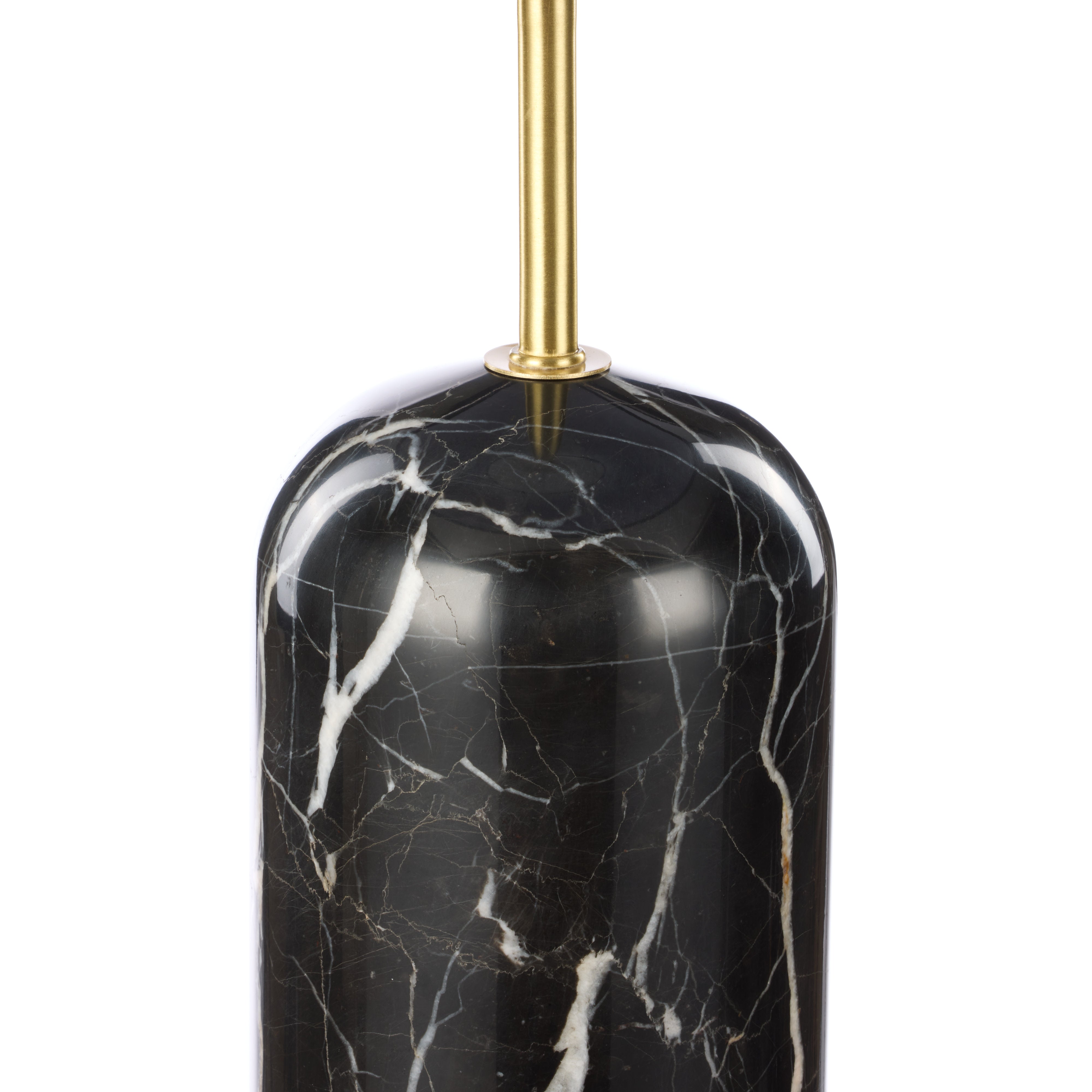 Amalfi Missouri Marble Table Lamp Black & Gold