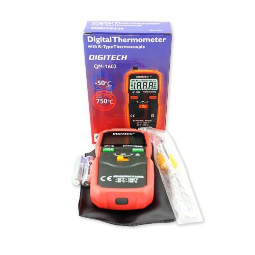 Digital Temp Reader with K-Type Plug