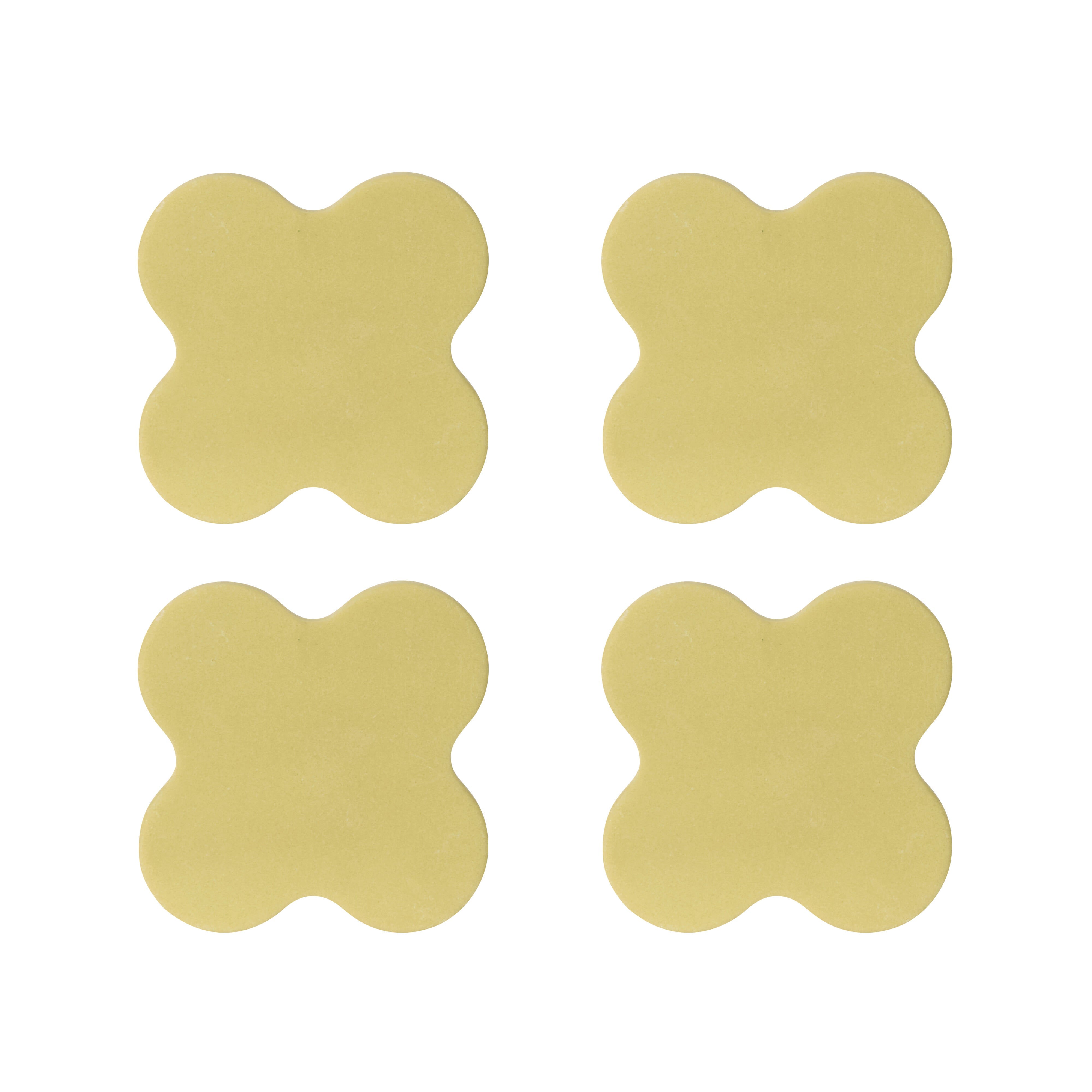 Emporium Resin Bubble Coasters 4 Piece Set Lime