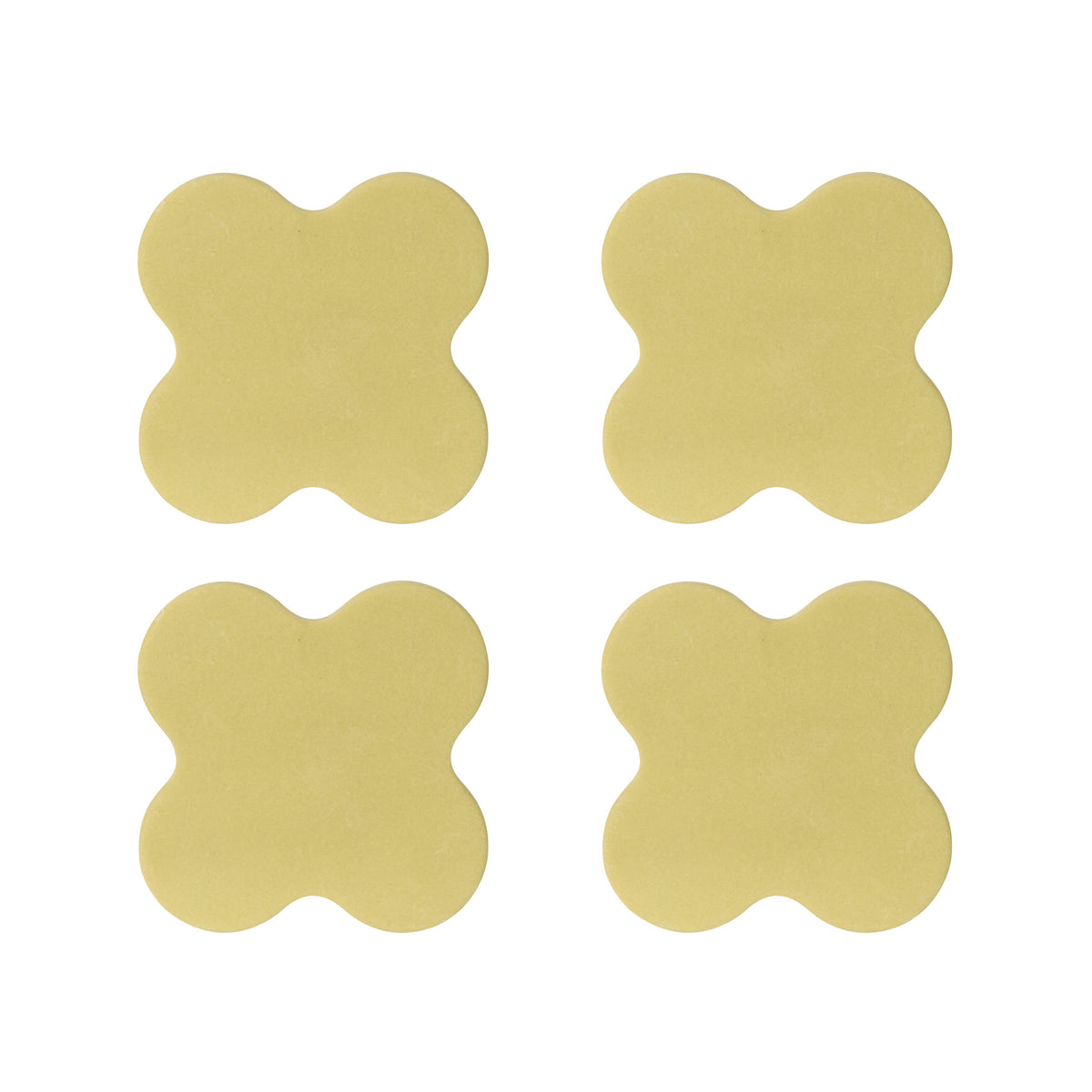 Emporium Resin Bubble Coasters 4 Piece Set Lime