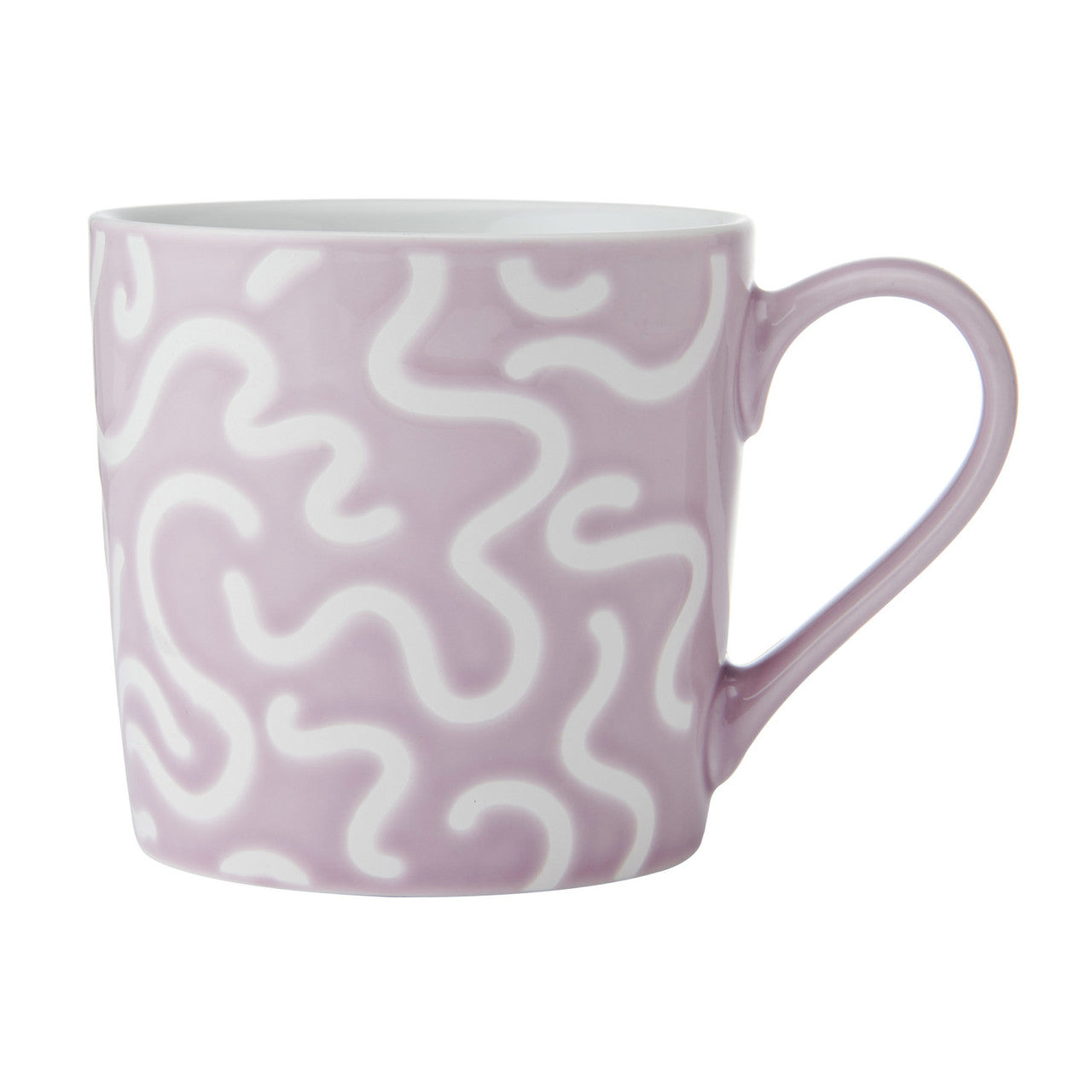 Mikasa Stoneware Mug 360ml (Pink Swirl)