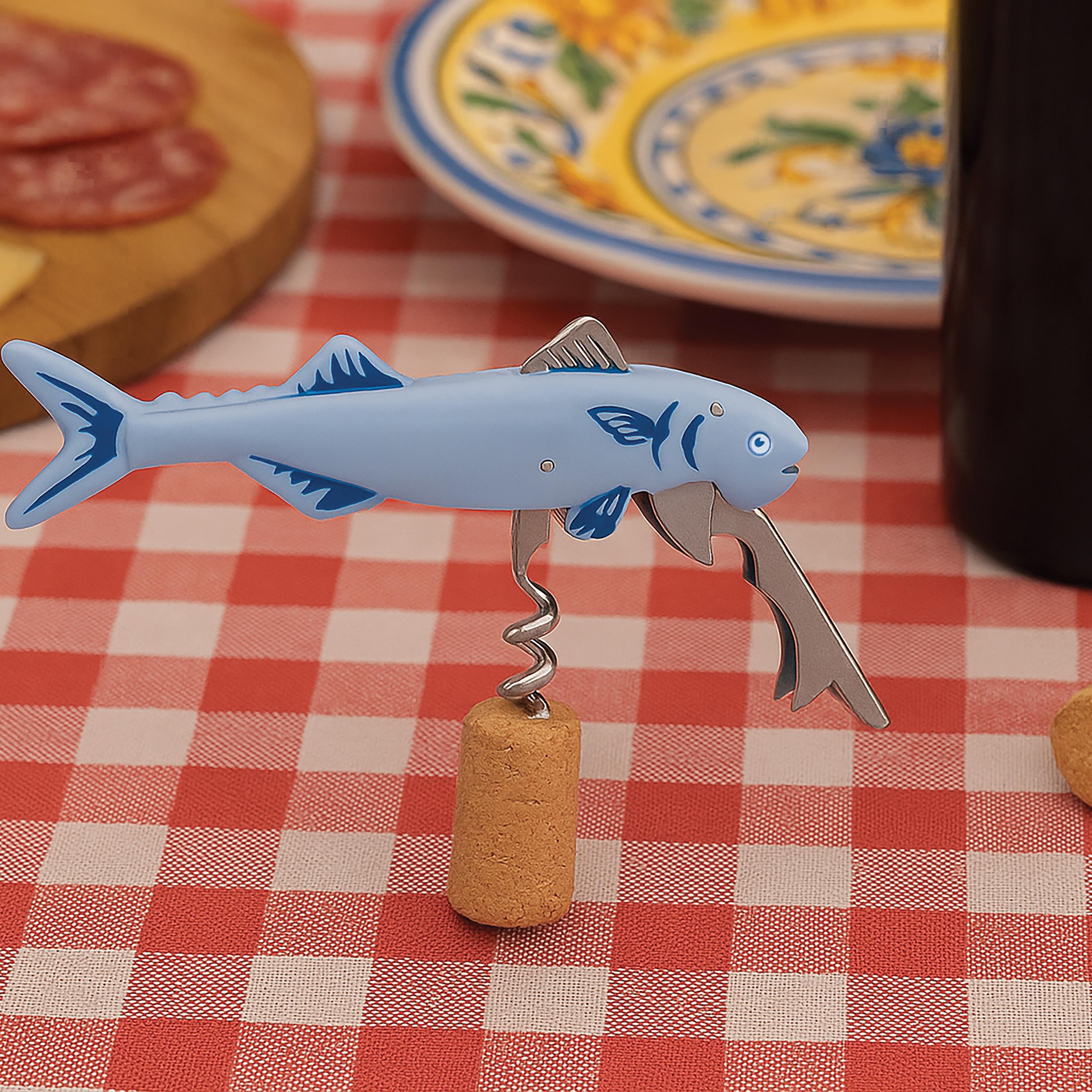 Drinking Buddies Sardine Bottle Opener Blue