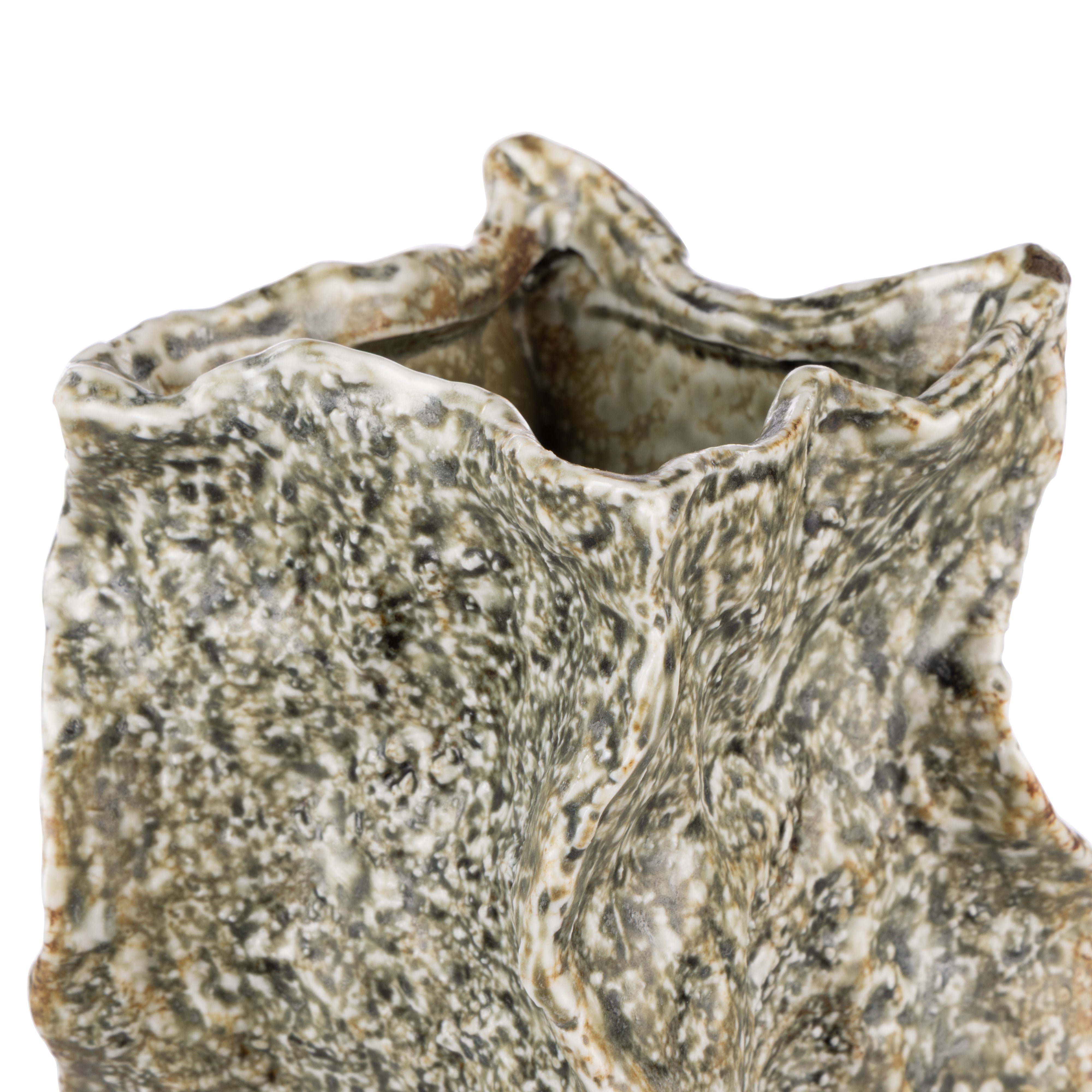 Amalfi Marcellus Vase Large Reactive Green