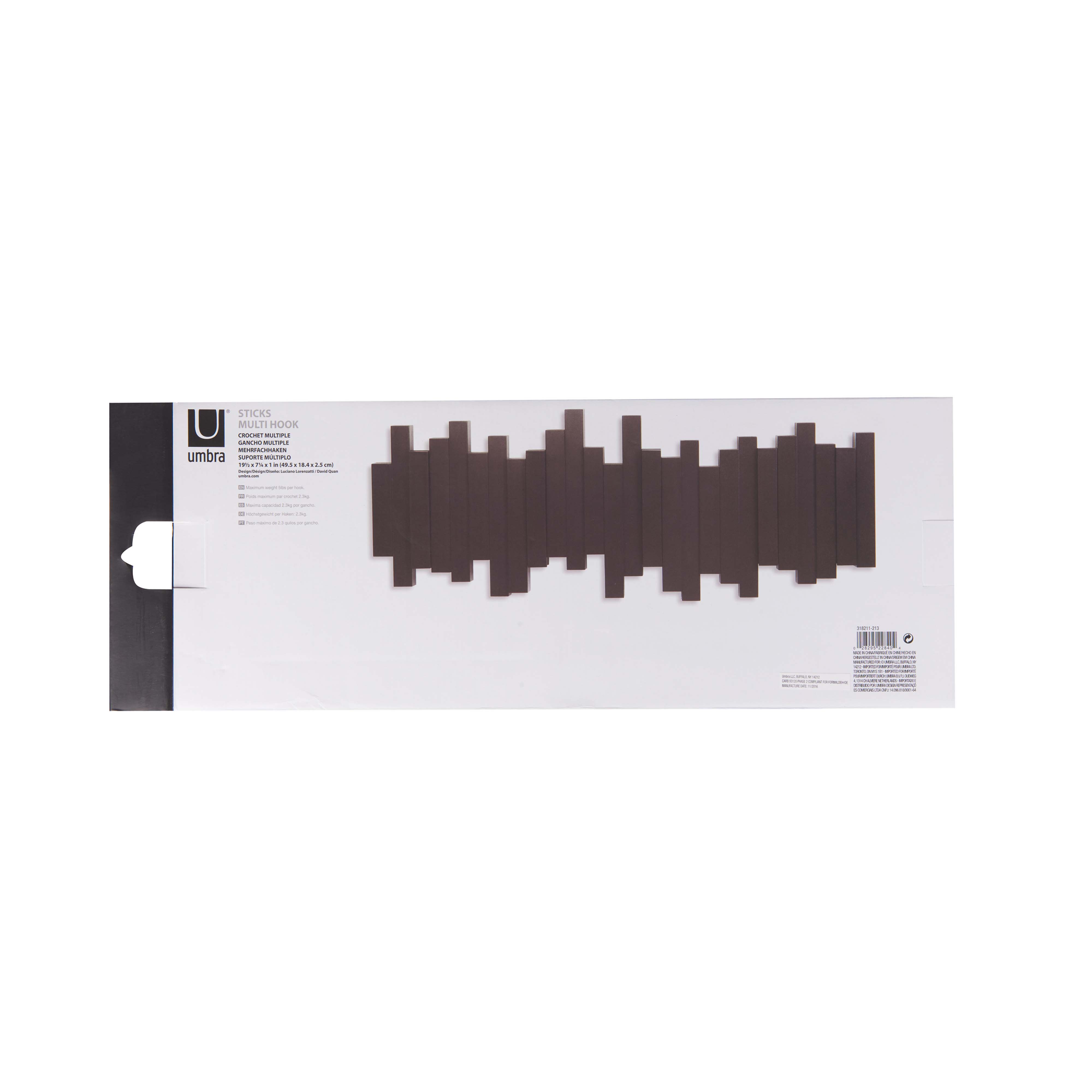 Umbra Sticks Multi Hook Espresso