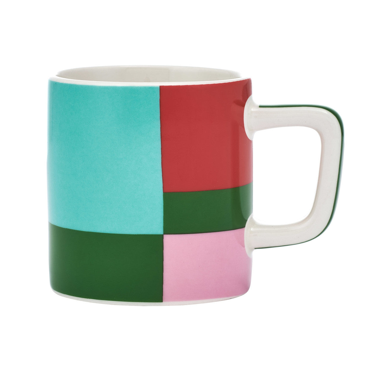 La Cafetière Ceramic Espresso Cup 120ml (Green Utopian Lines)