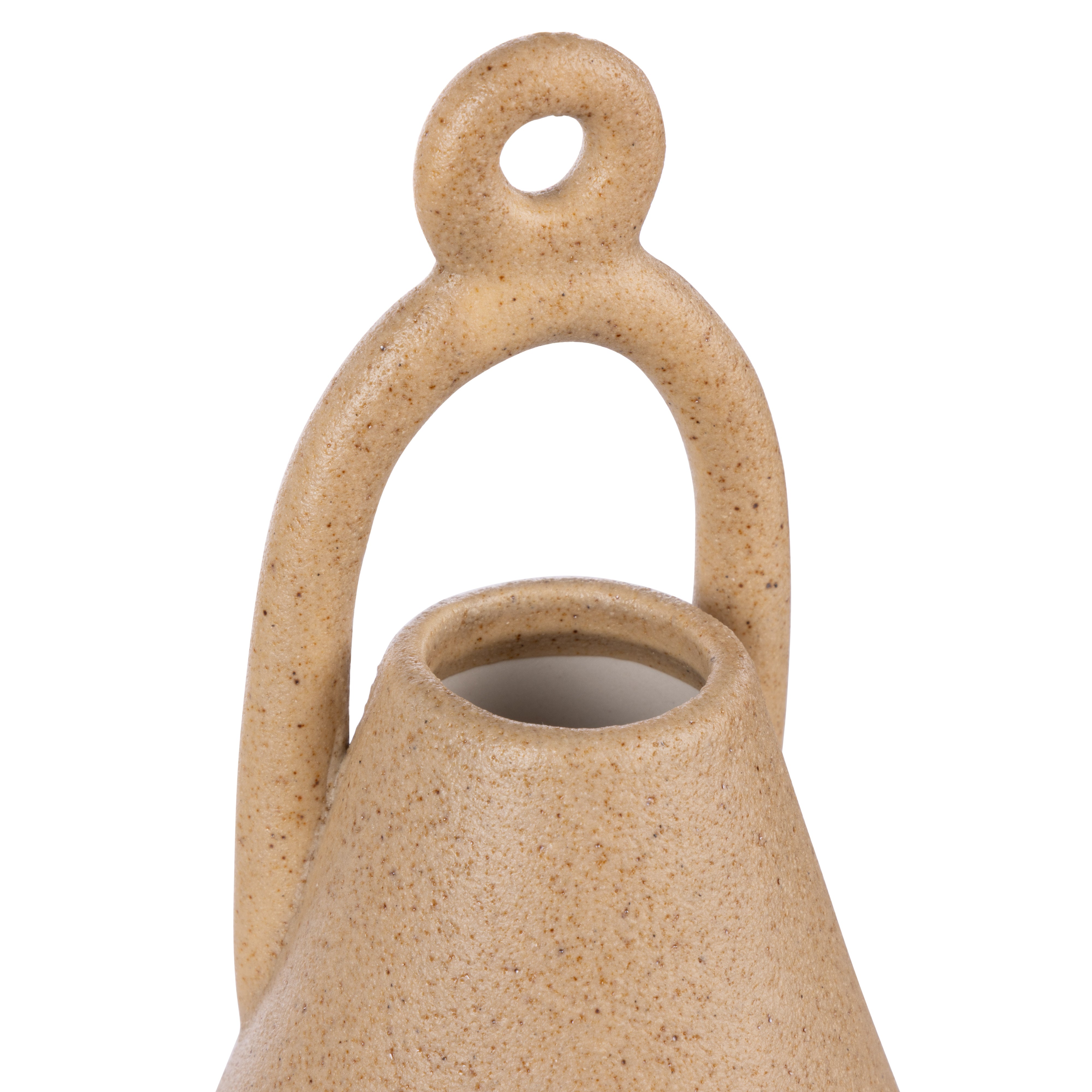 Amalfi Halo Vase Small Reactive Brown