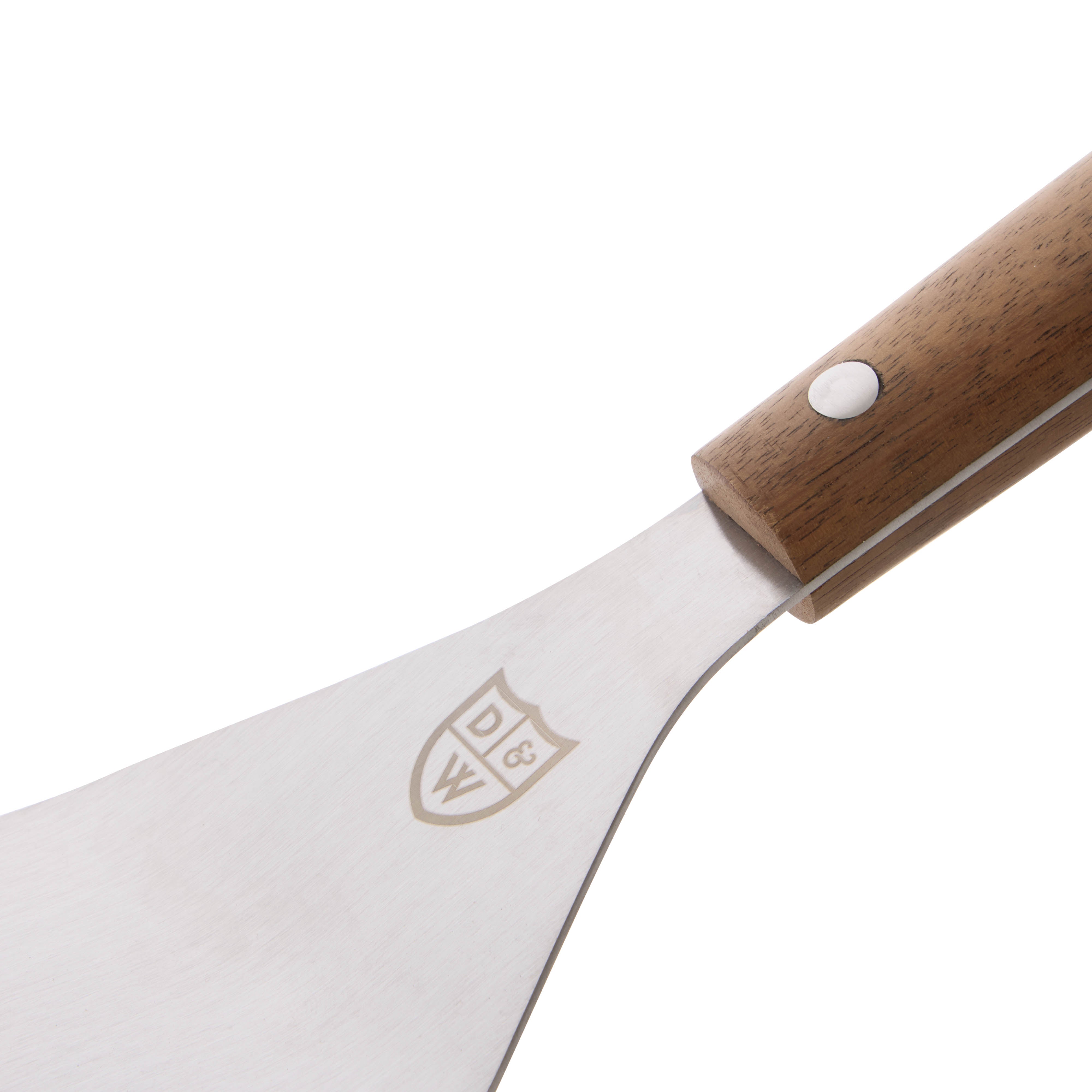 Davis & Waddell Ryder Flex Spatula Chrome & Acacia