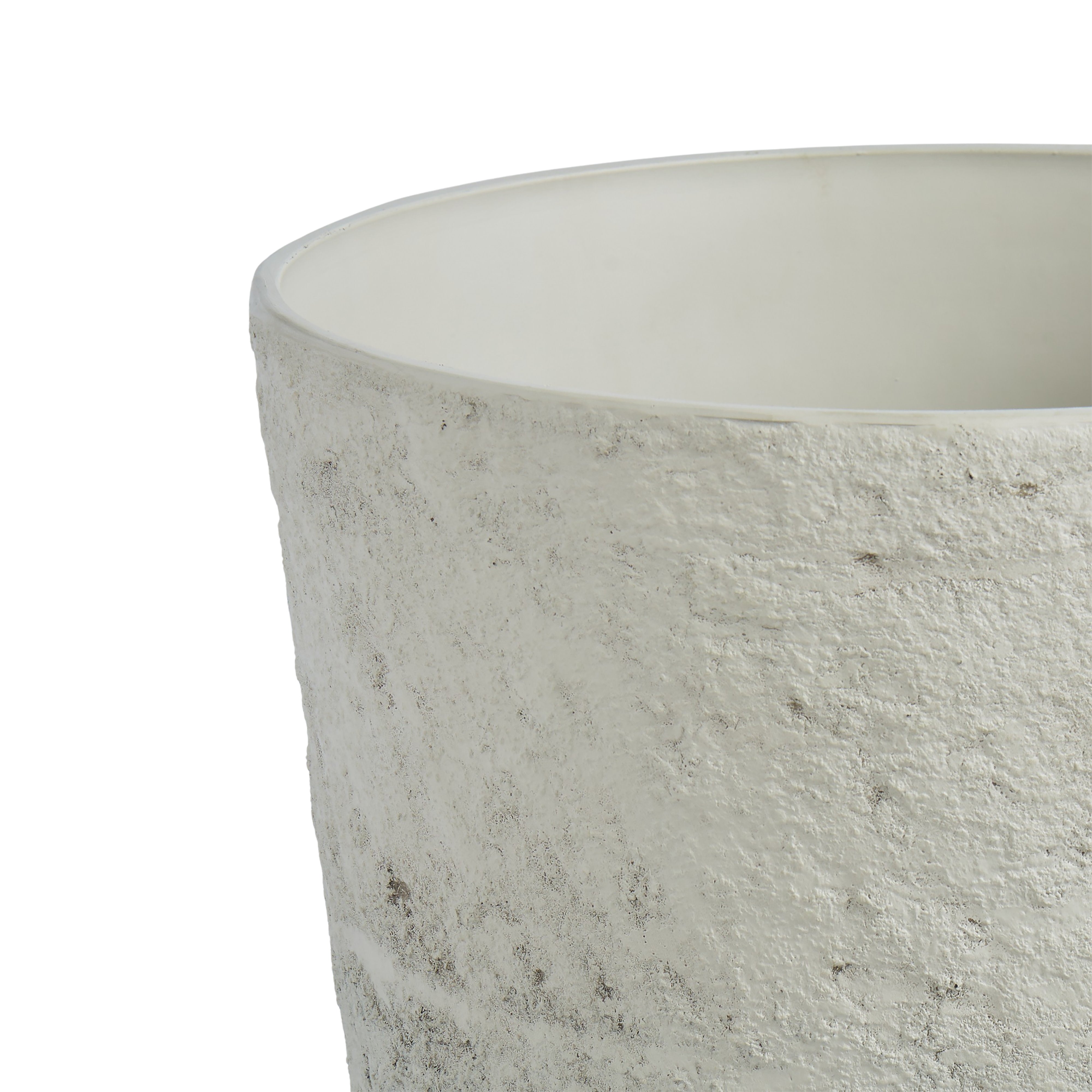 Rogue Rustic Stone Look Tall Planter Pot Rustic Cream 35.5 x 49.5cm