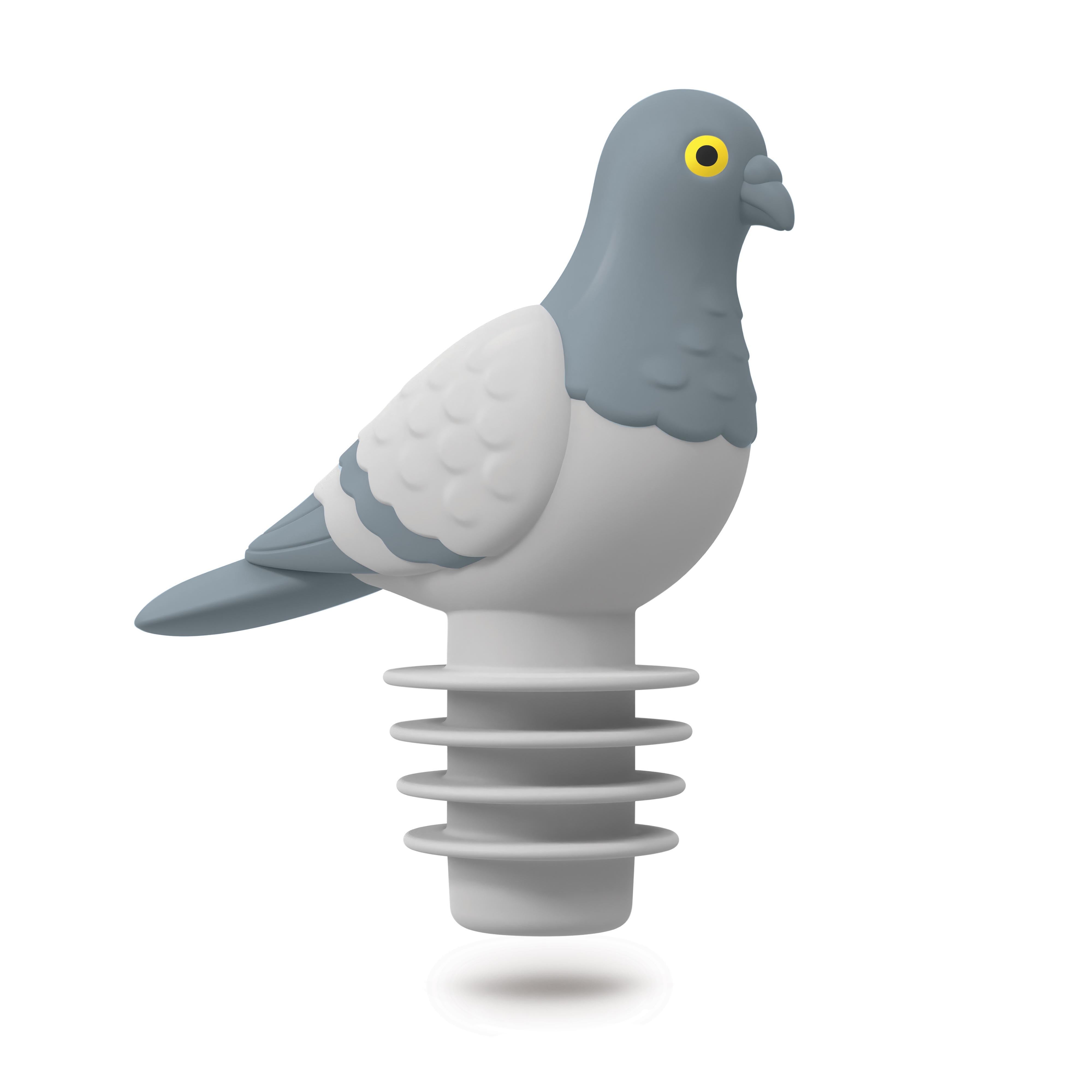 Fred City Stopper Wine Stopper Grey