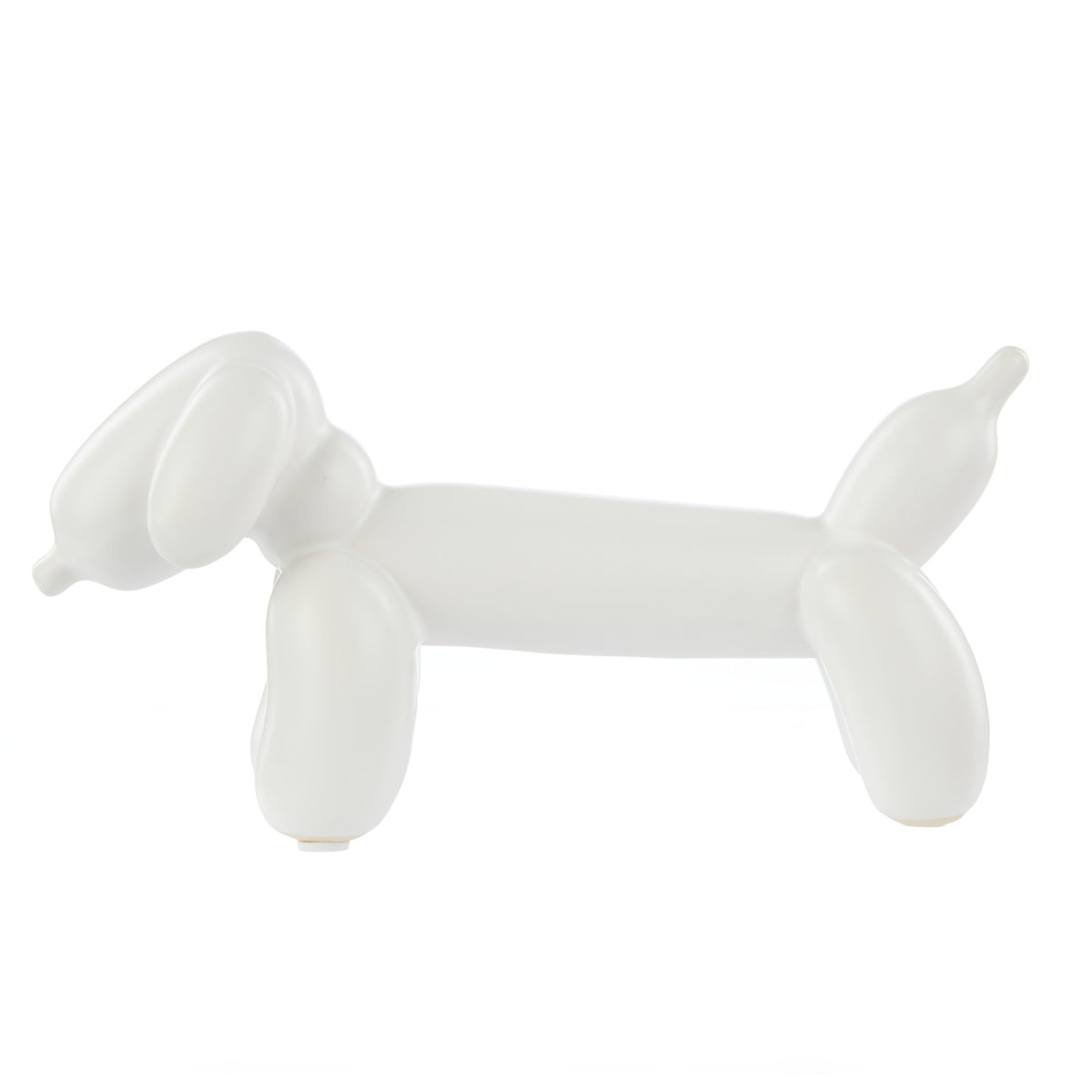 Emporium Bubbles Balloon Dog Sculpture Wide White