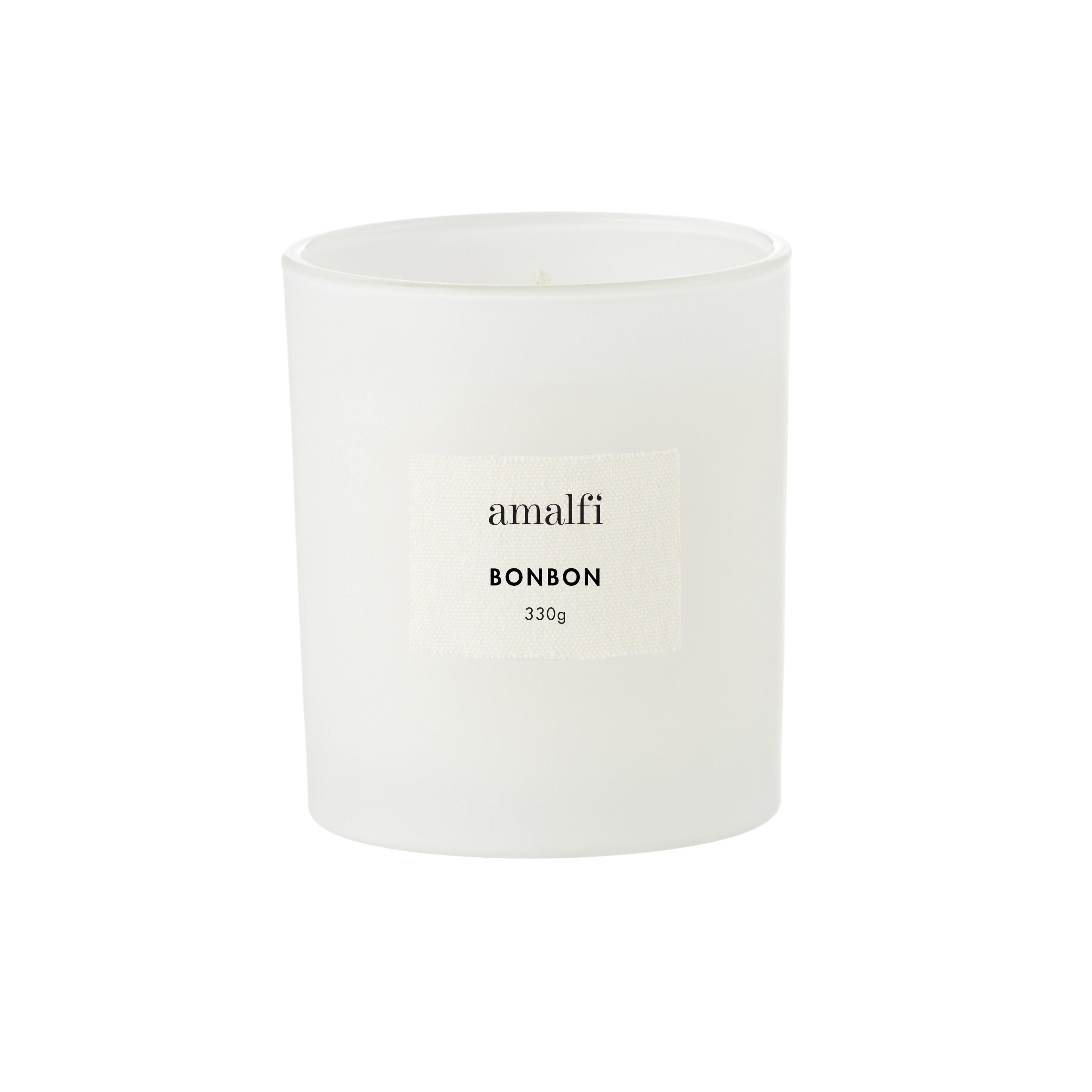Amalfi Bonbon Scented Soy Wax Candle 330g White
