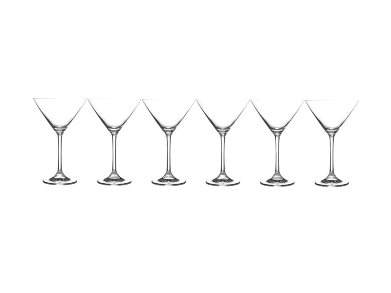 Maxwell & Williams Manhattan Martini Glass Clear 285ml 6 Piece
