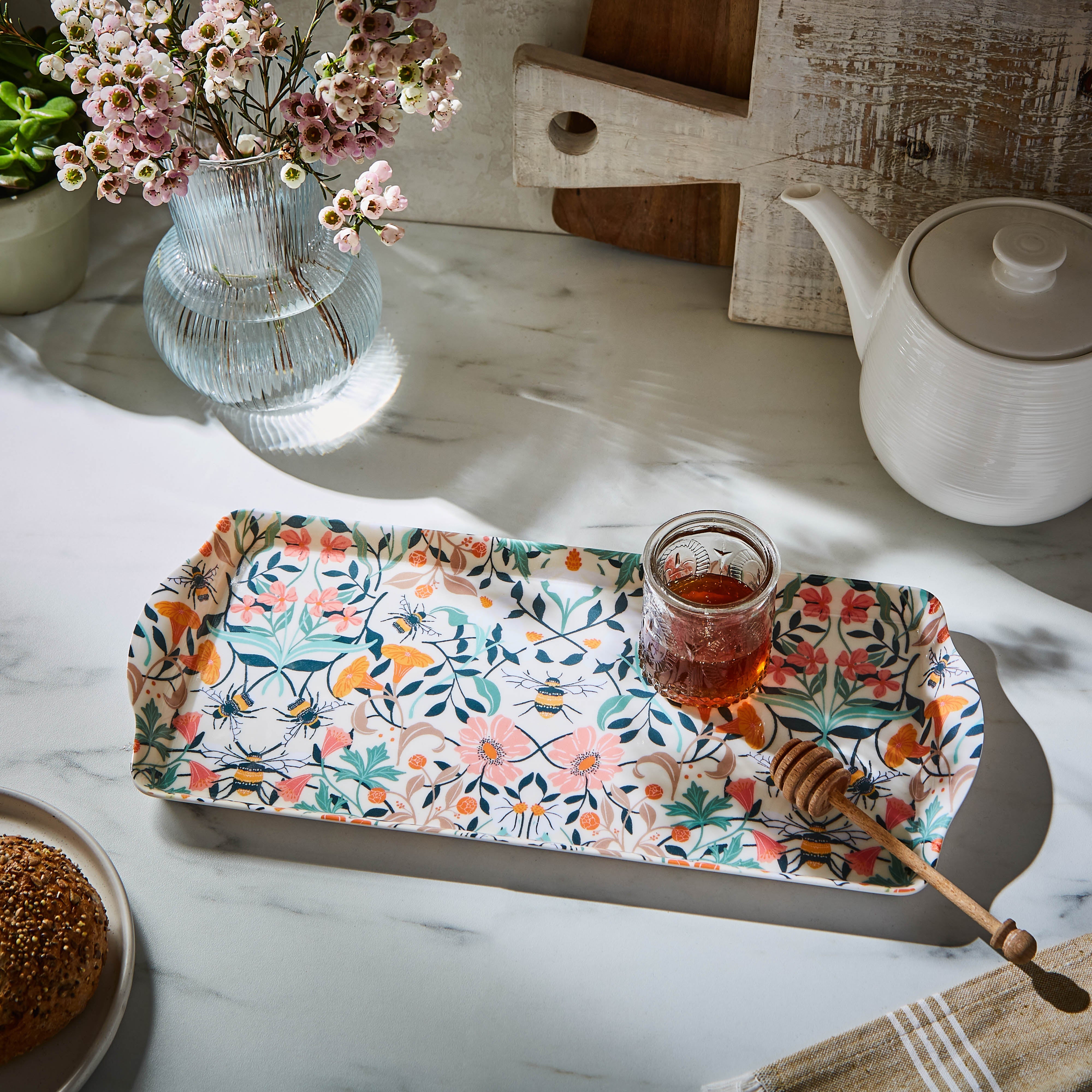 Ulster Weavers Bee Bloom Small Tray Multi-Coloured