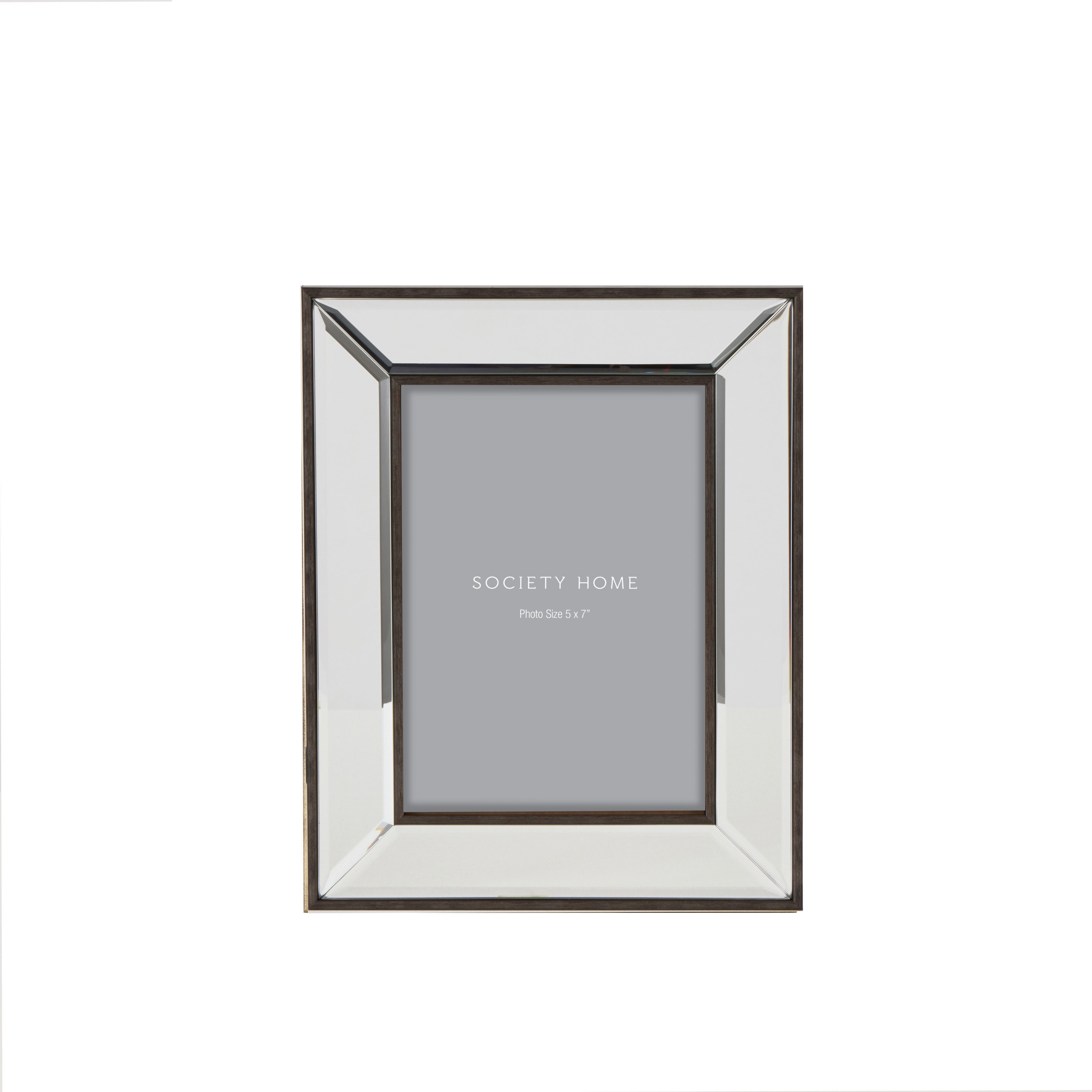 Society Home Amelia Mirror Photo Frame Black & Mirror 25cm