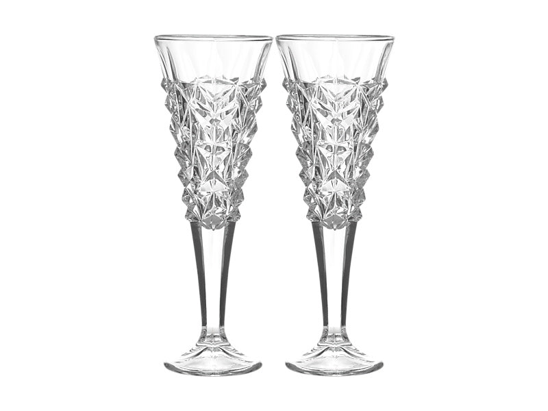 Maxwell & Williams Cocktail & Co Mixologist Champagne Flute Karat Clear 180ml 2 Piece