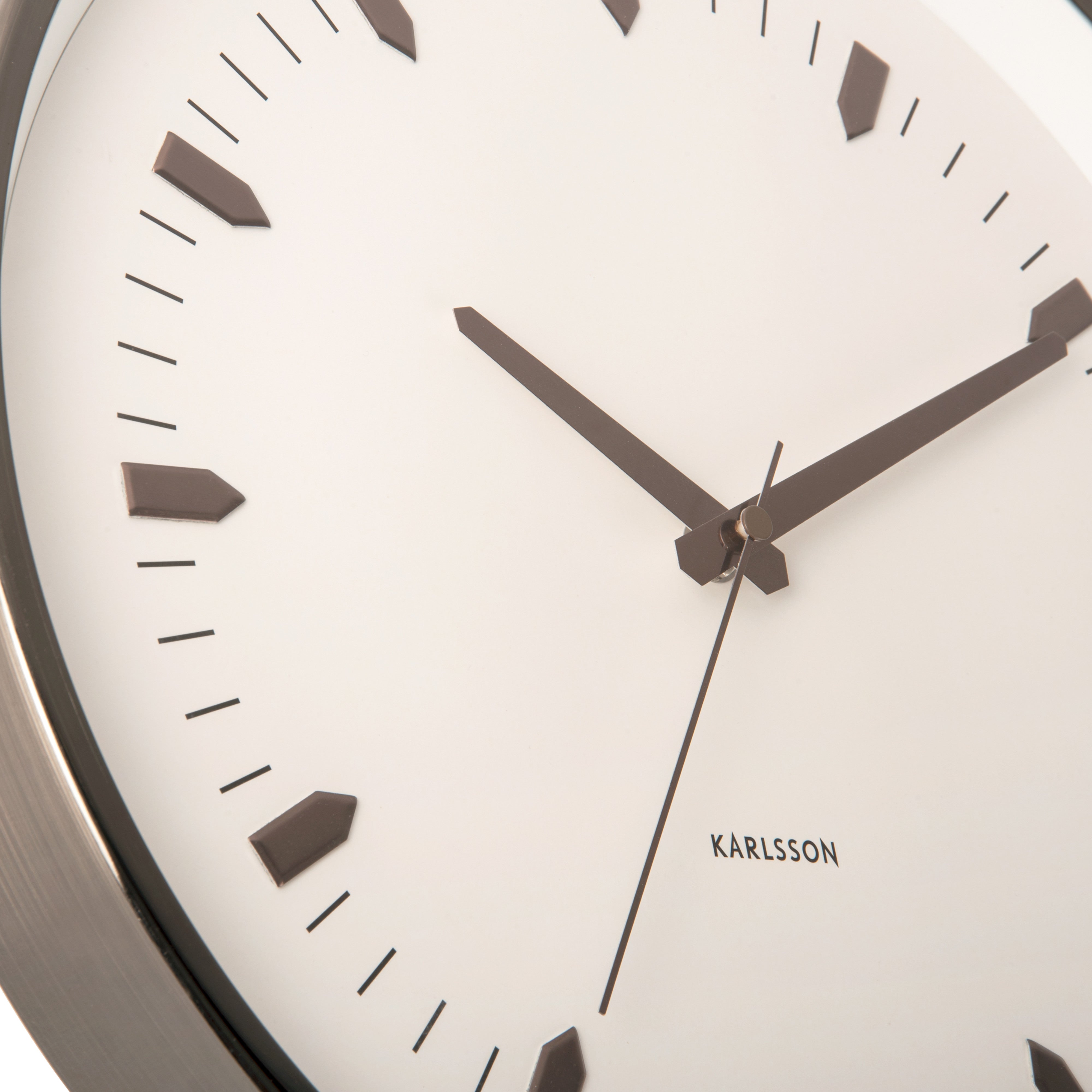 Karlsson Arrow Batons Wall Clock Gun Metal