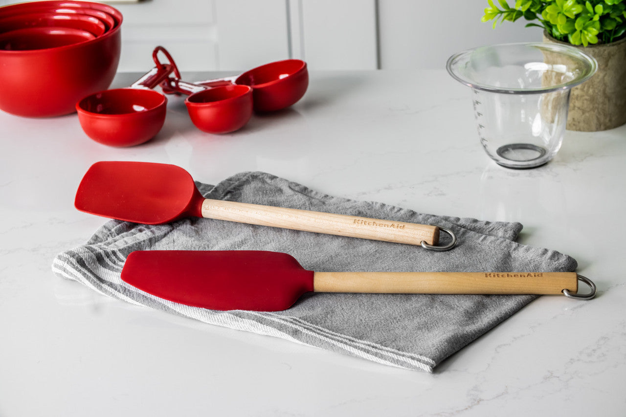 KitchenAid Birchwood Classic Mixer Spatula (Empire Red)