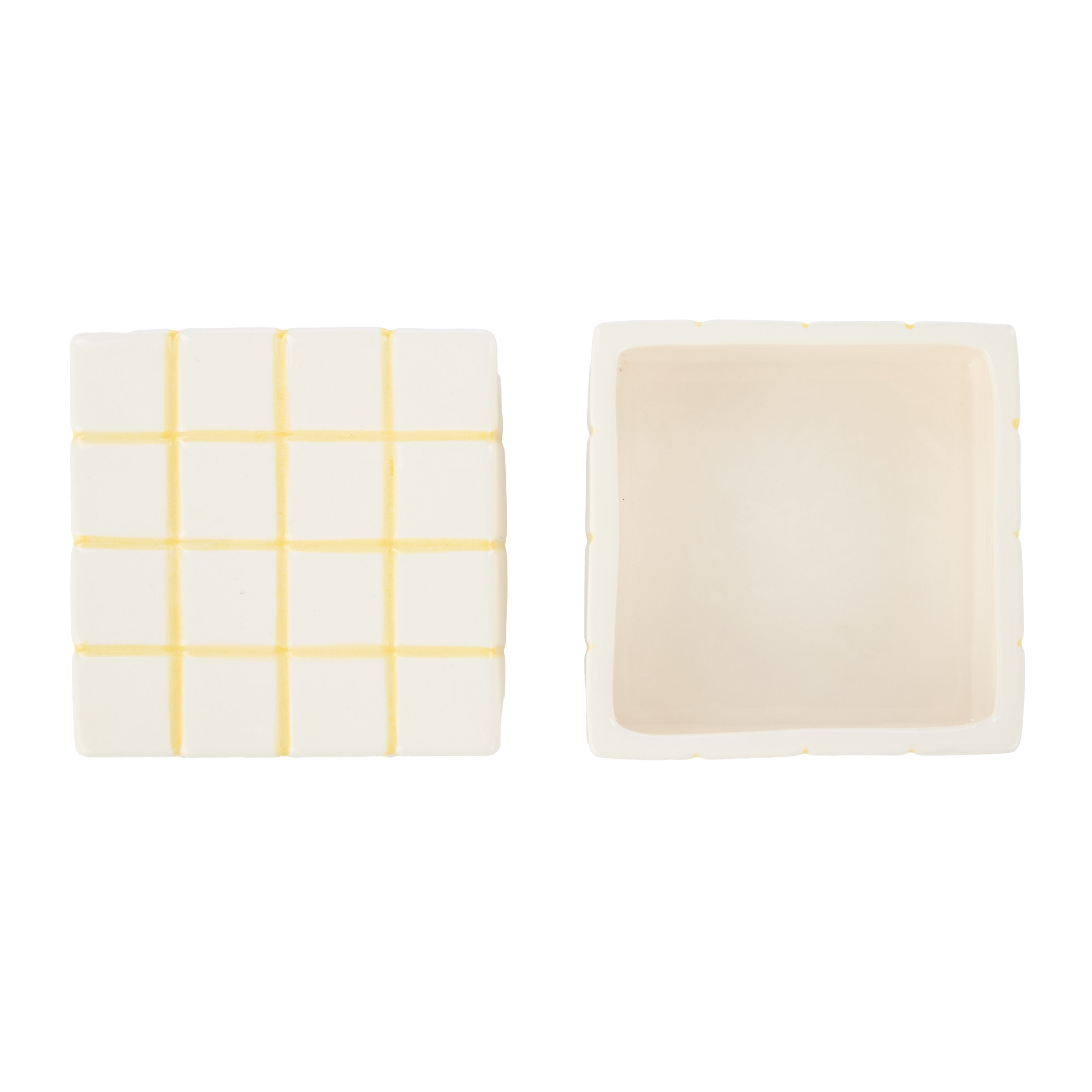 Emporium Lulu Collection Check Box Yellow