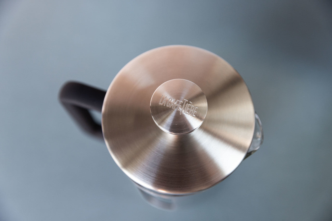 La Cafetière Pisa Brushed Stainless Steel Cafetière 8 Cup / 1L
