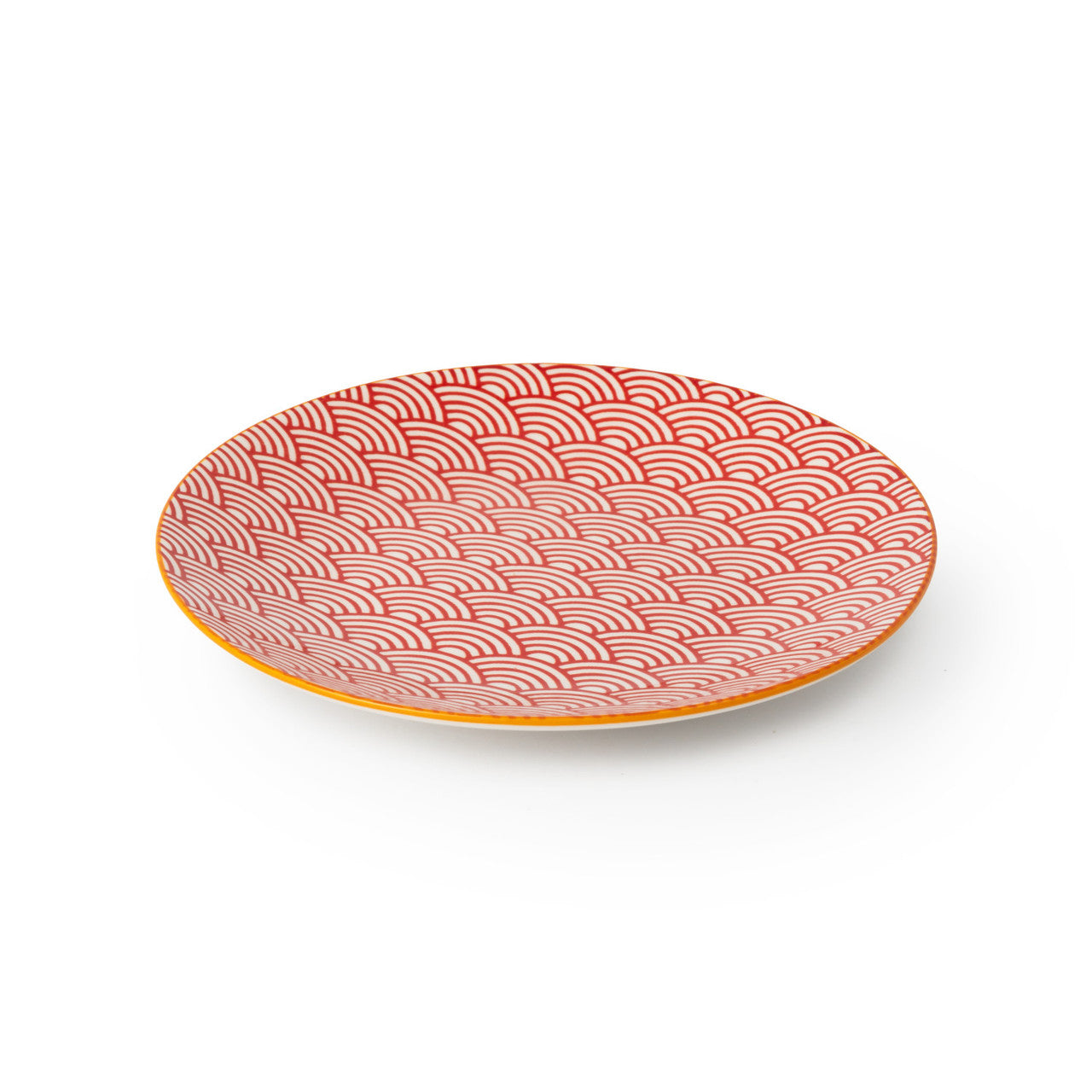 Mikasa Stoneware Side Plate 18cm (Red Arc)