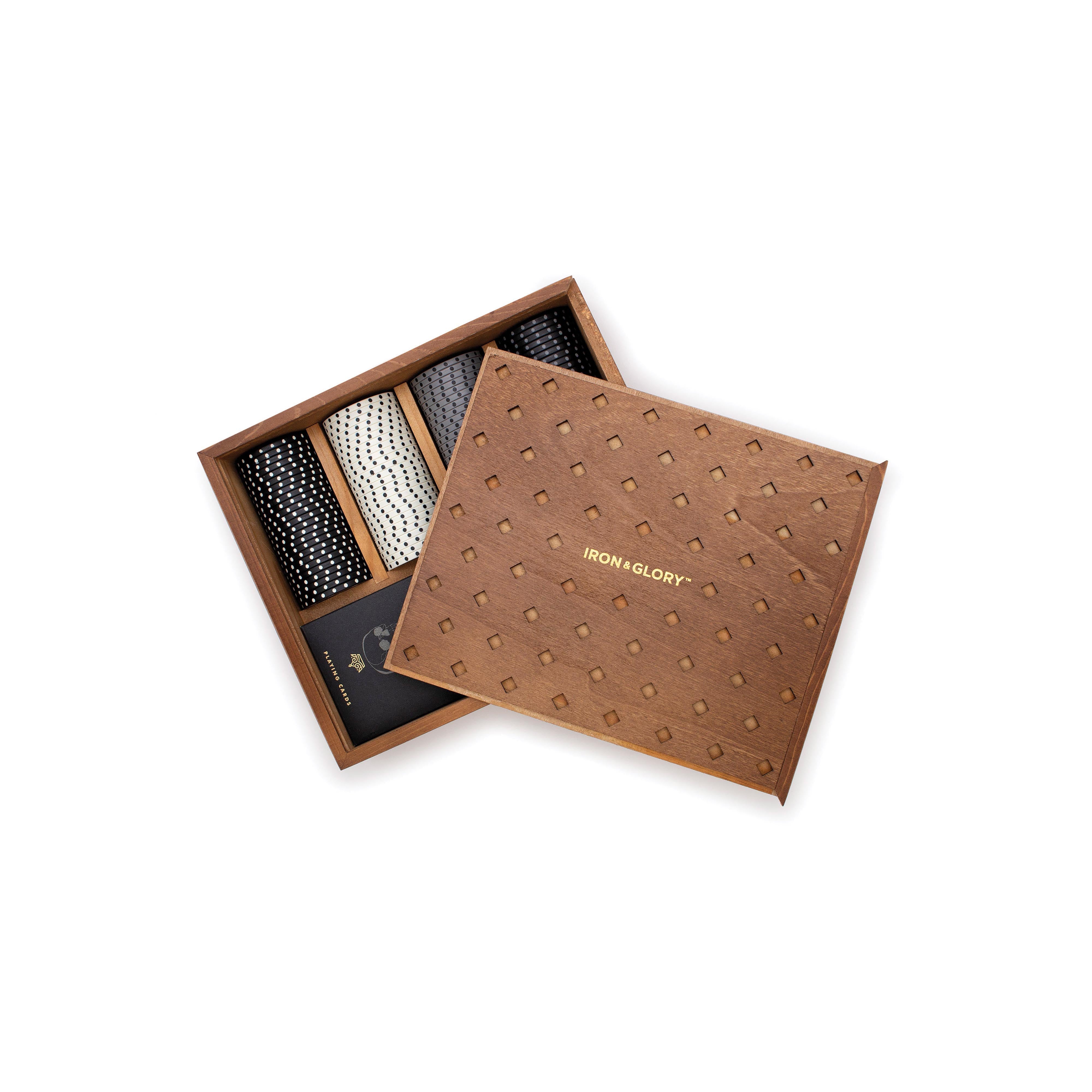 Luckies Iron & Glory Dead Man's Hand Poker Set