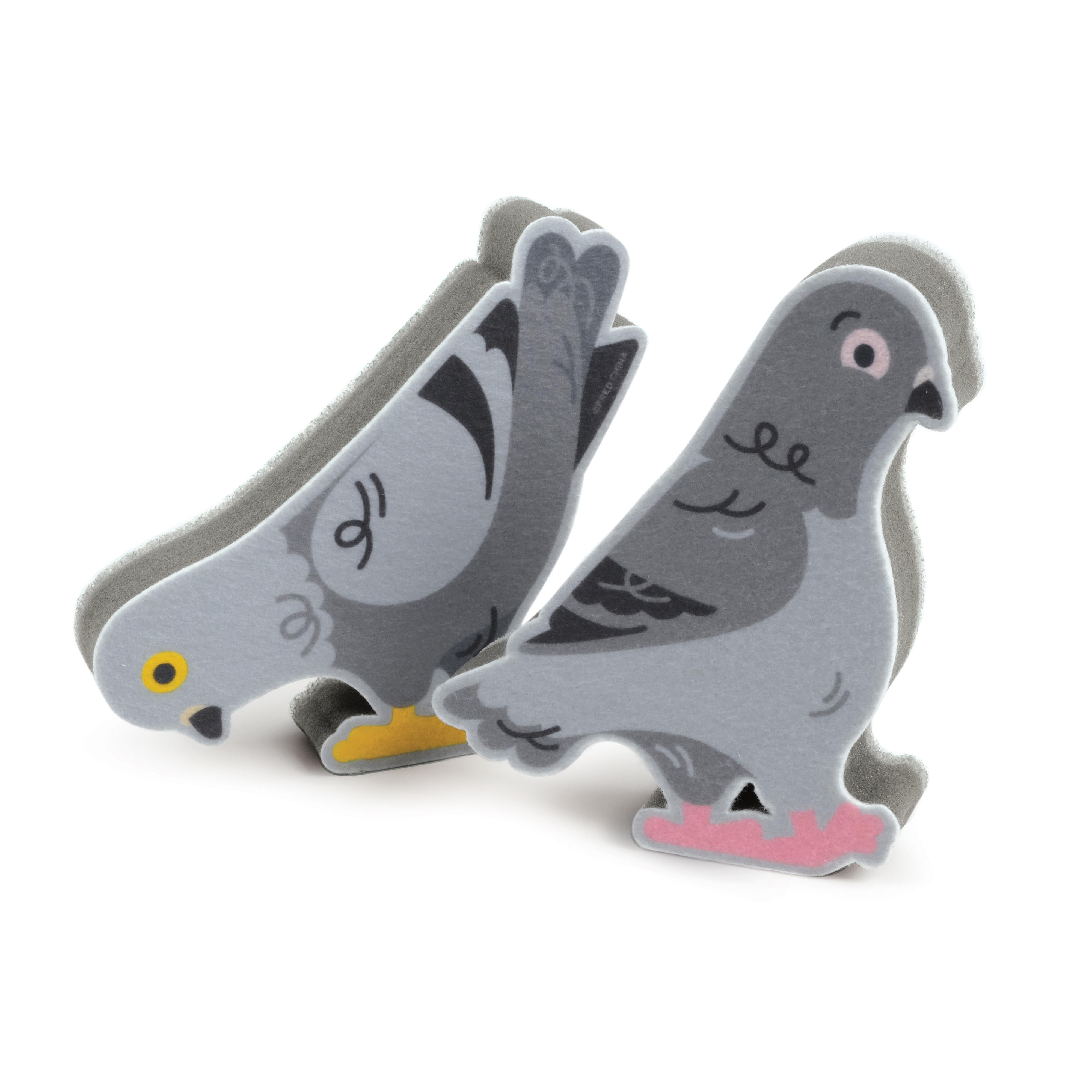 Fred Dirty Birdies Sponges 2 Piece Set Multi-Coloured