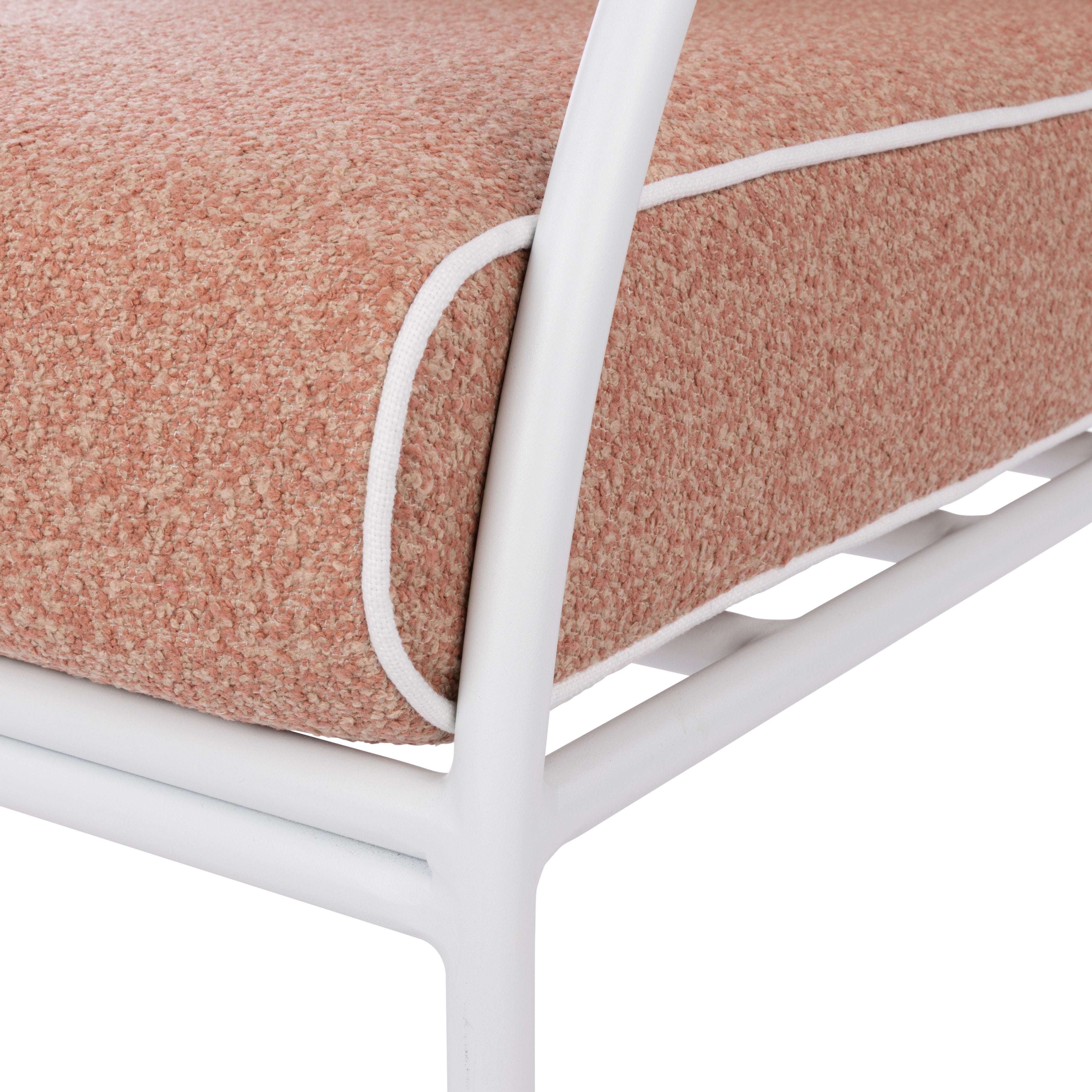 Amalfi Reeve Outdoor Arm Chair Pink & White