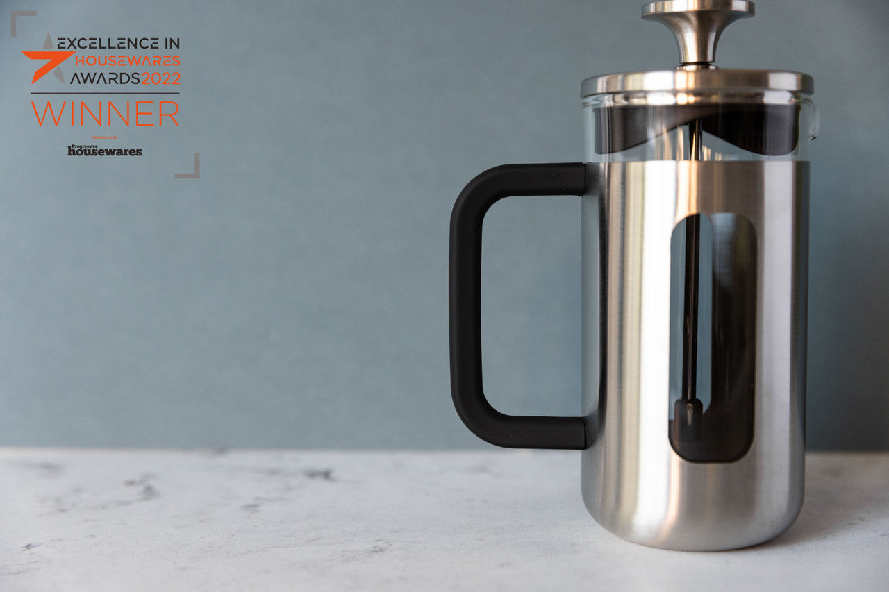 La Cafetière Pisa Brushed Stainless Steel Cafetière 3 Cup / 350ml